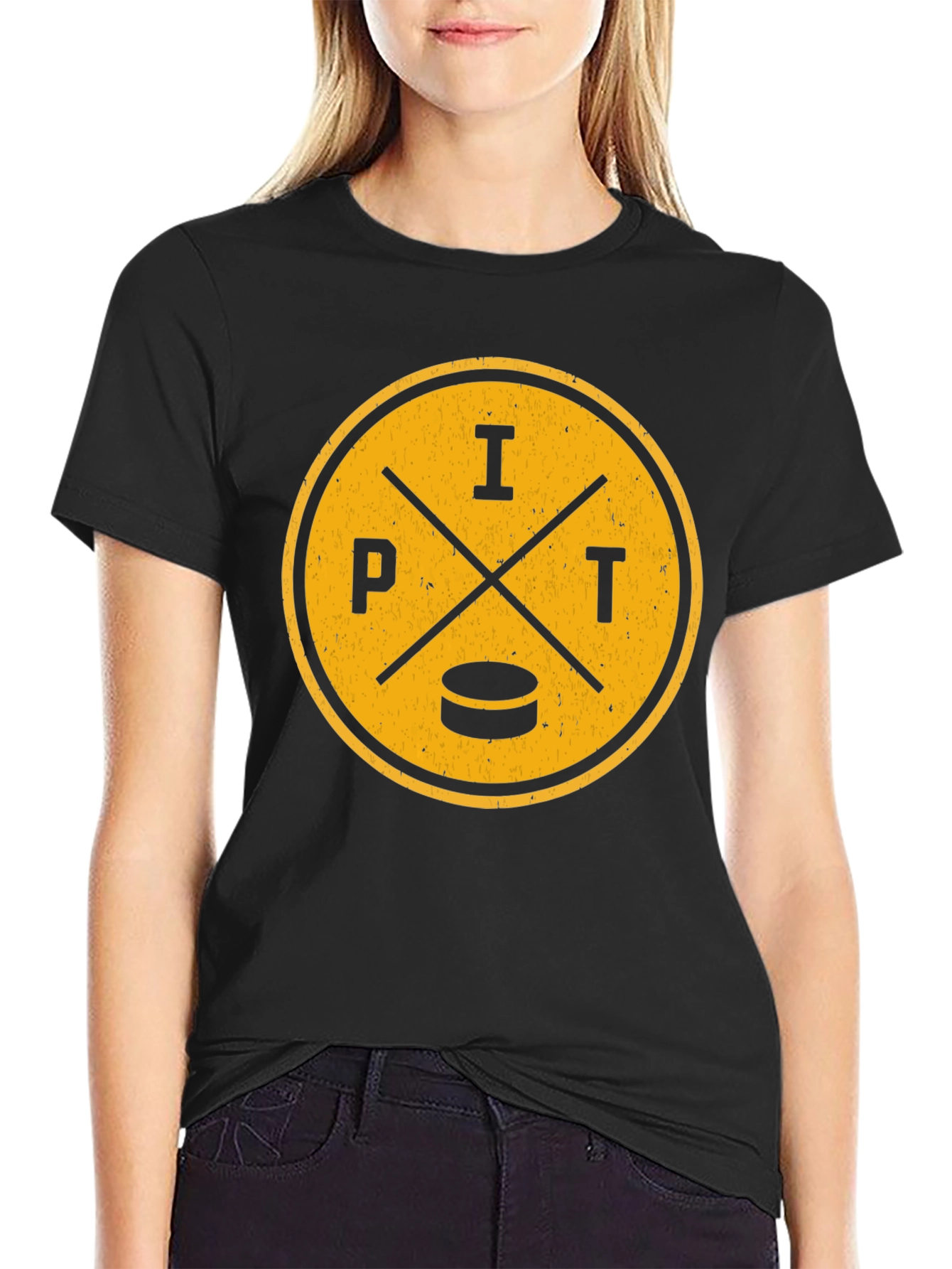 PIT Hockey Graphic T-Shirt - Classic Design