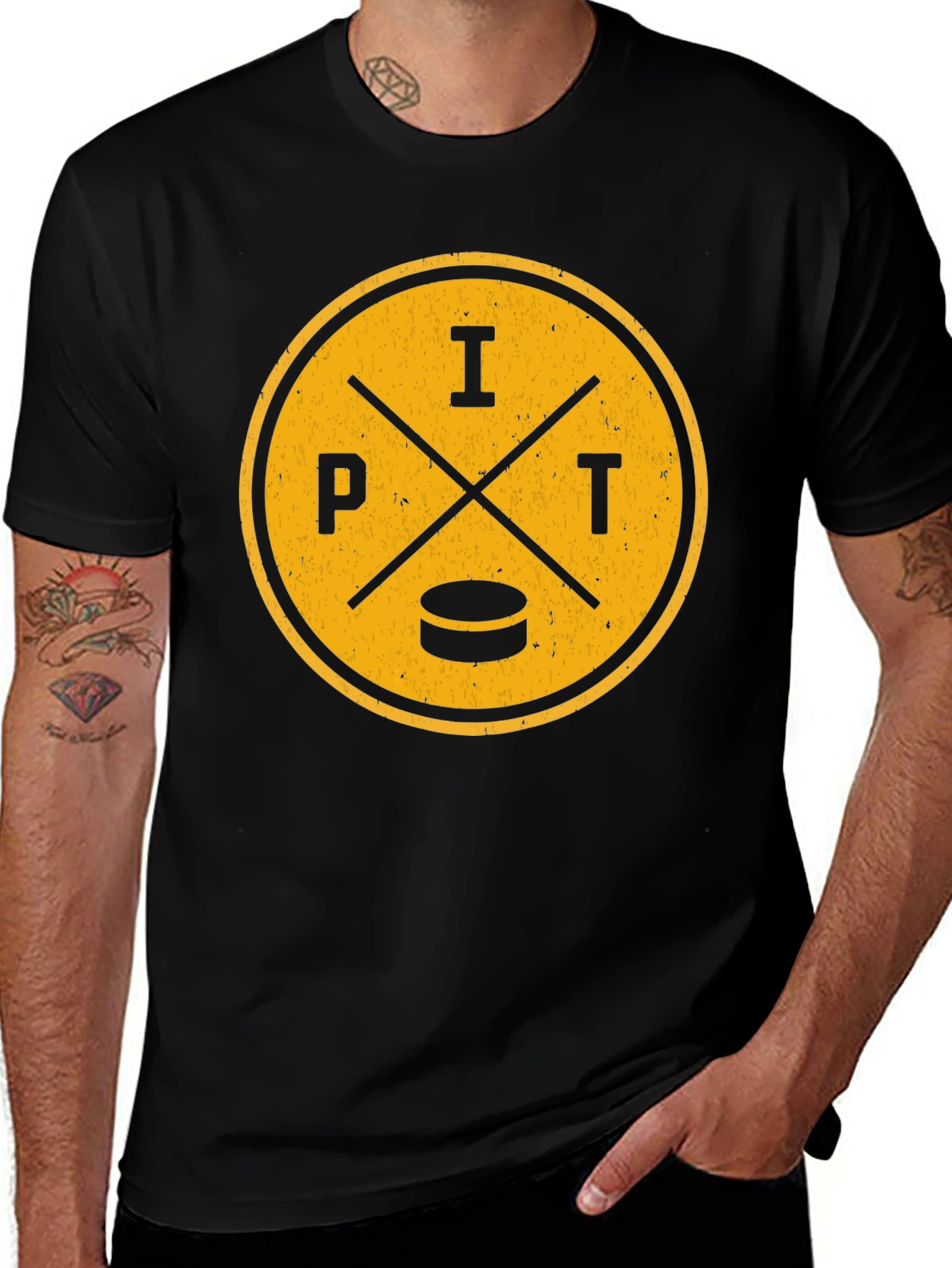 PIT Hockey Graphic T-Shirt - Classic Design