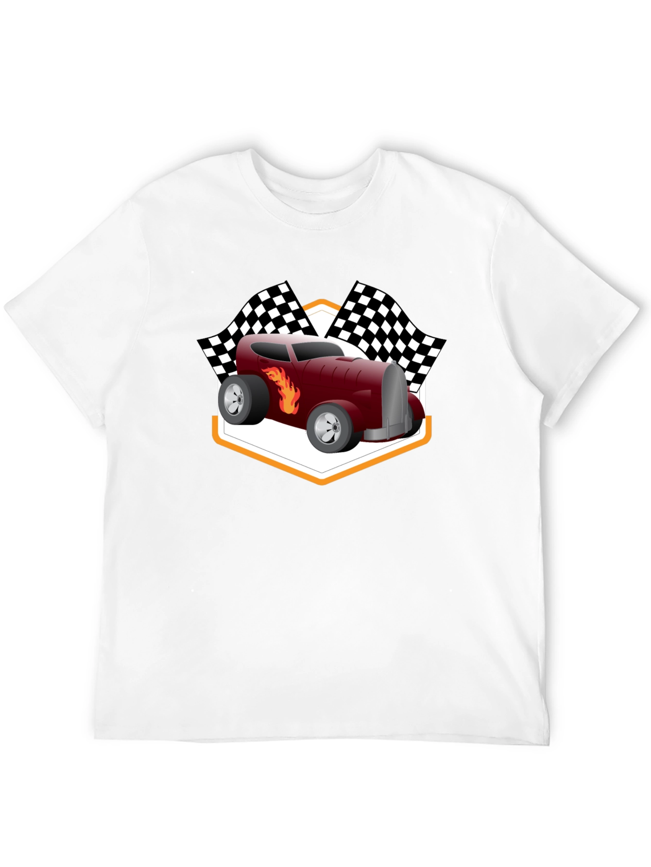Racing Hot Rod T-Shirt - Black