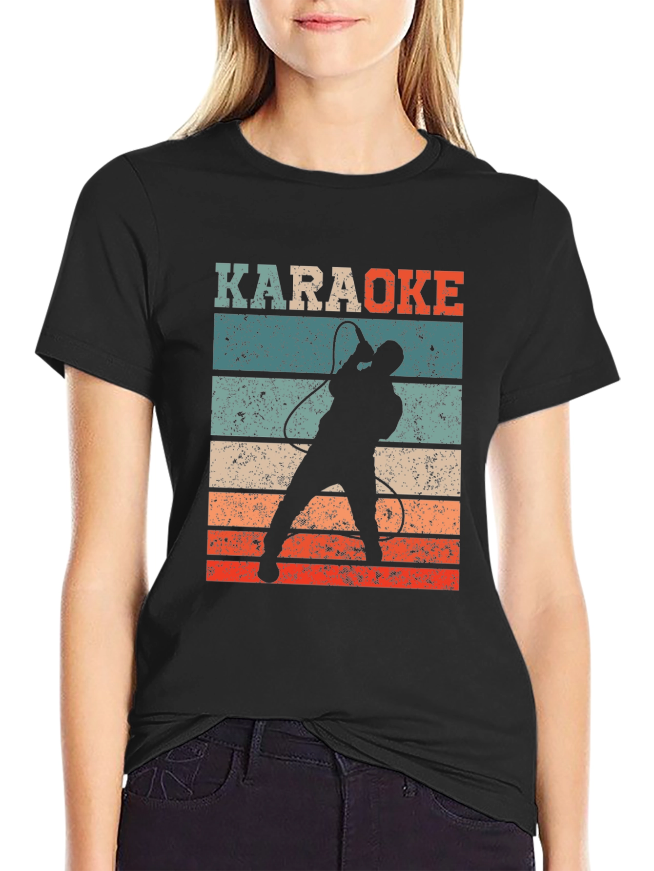 Karaoke Retro Graphic T-Shirt