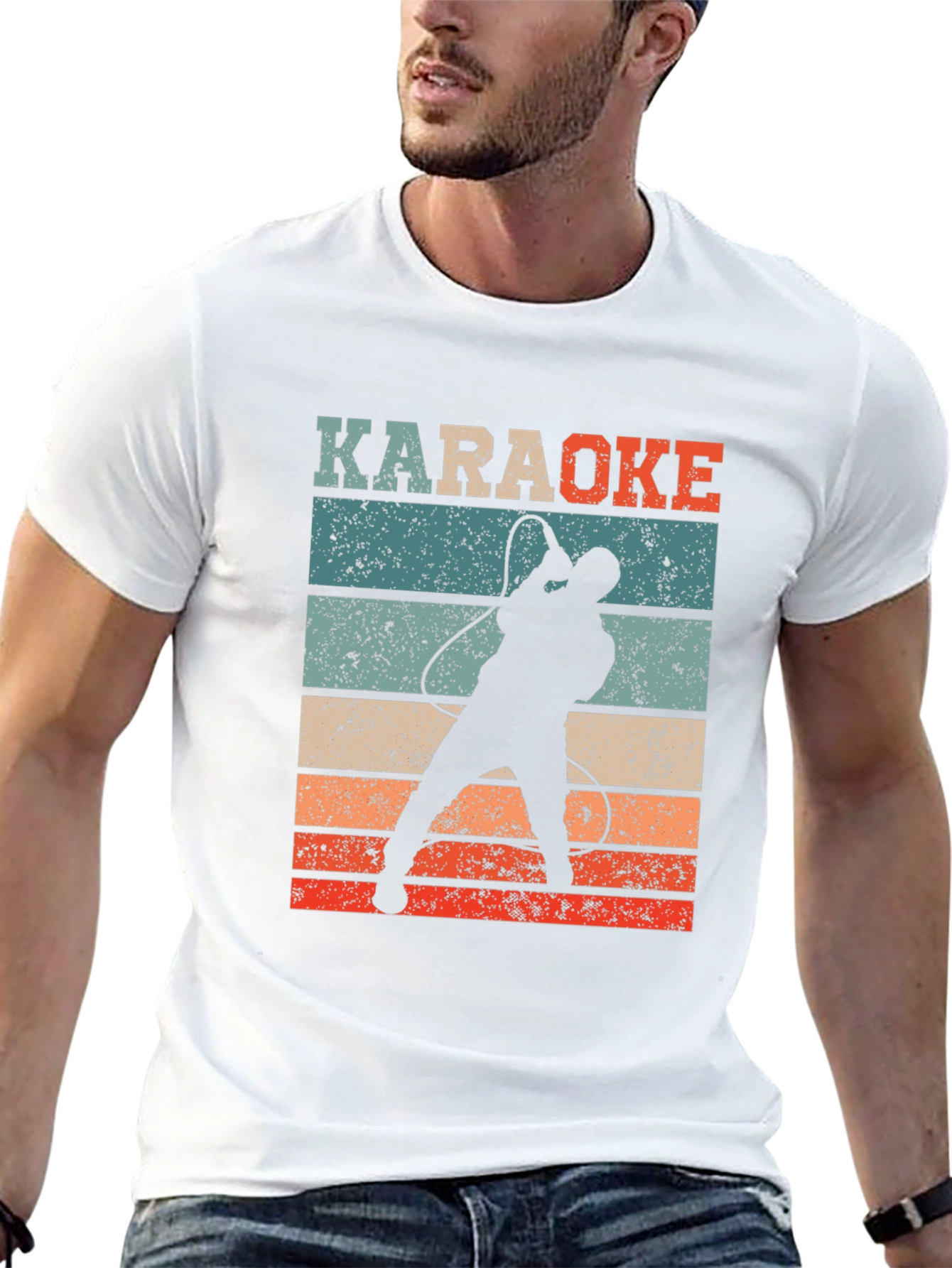 Karaoke Retro Graphic T-Shirt
