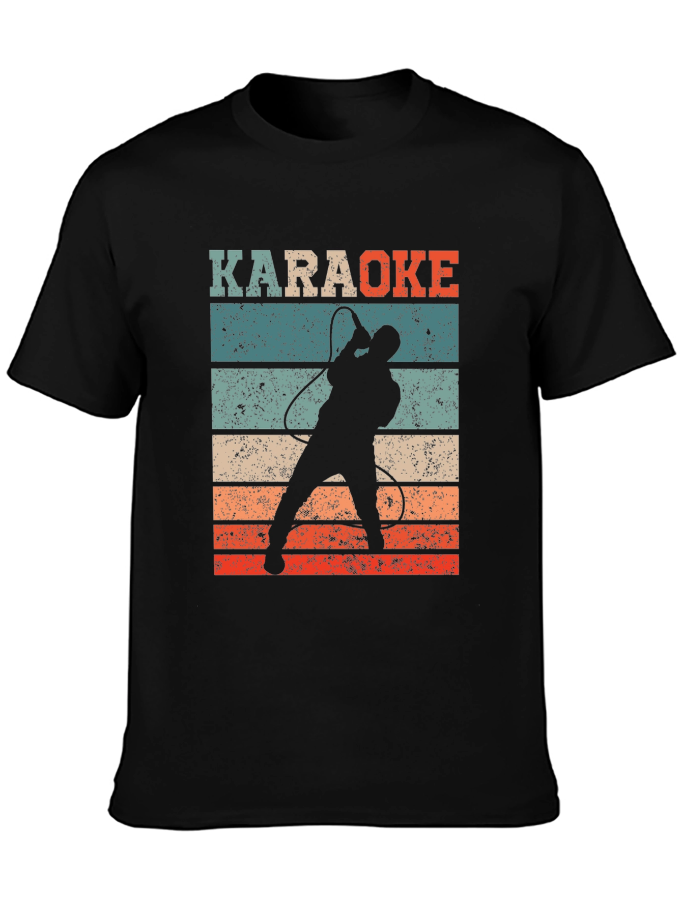 Karaoke Retro Graphic T-Shirt