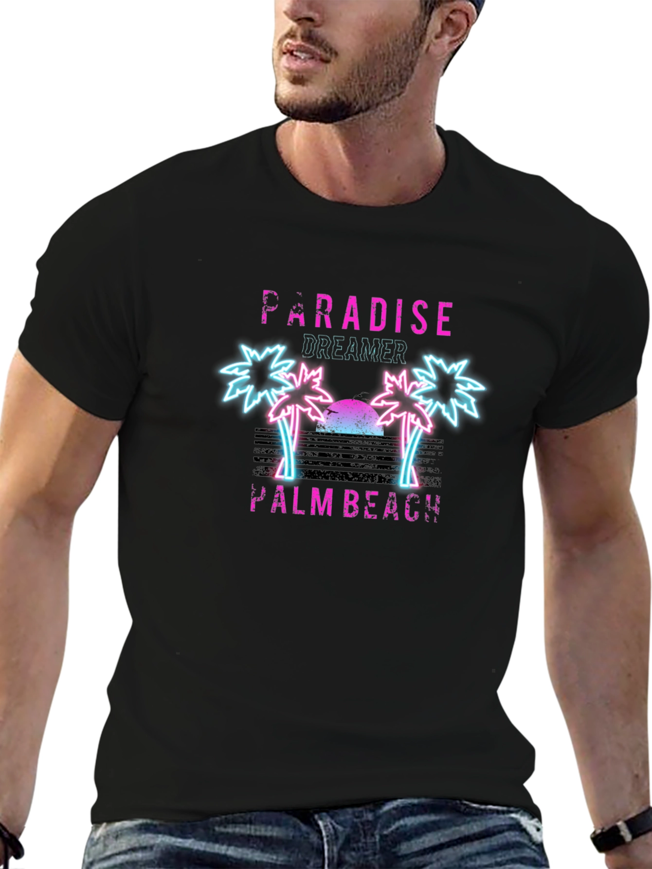 Paradise Dreamer Palm Beach Graphic Tee