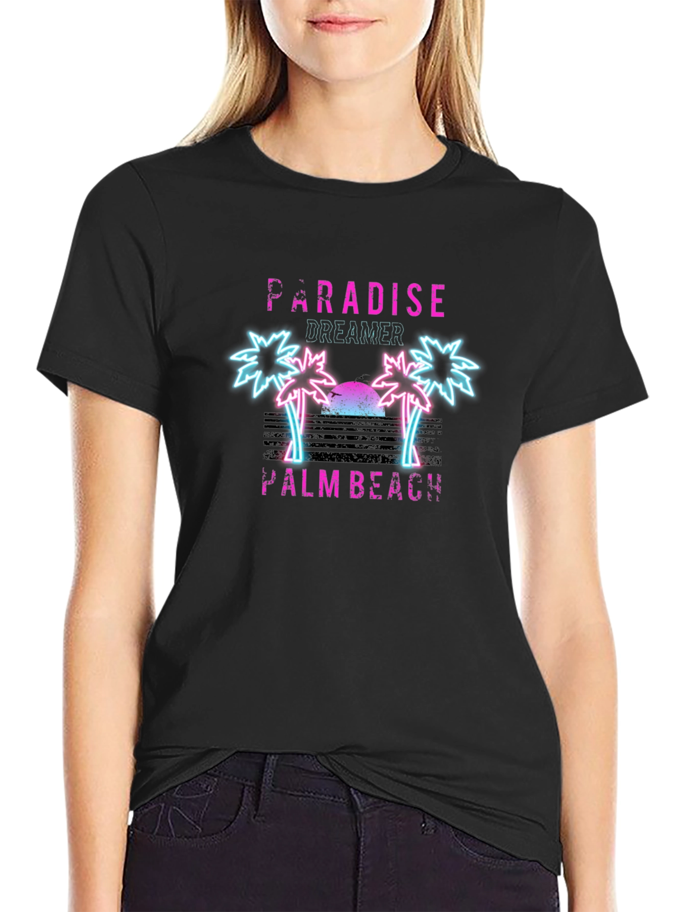 Paradise Dreamer Palm Beach Graphic Tee