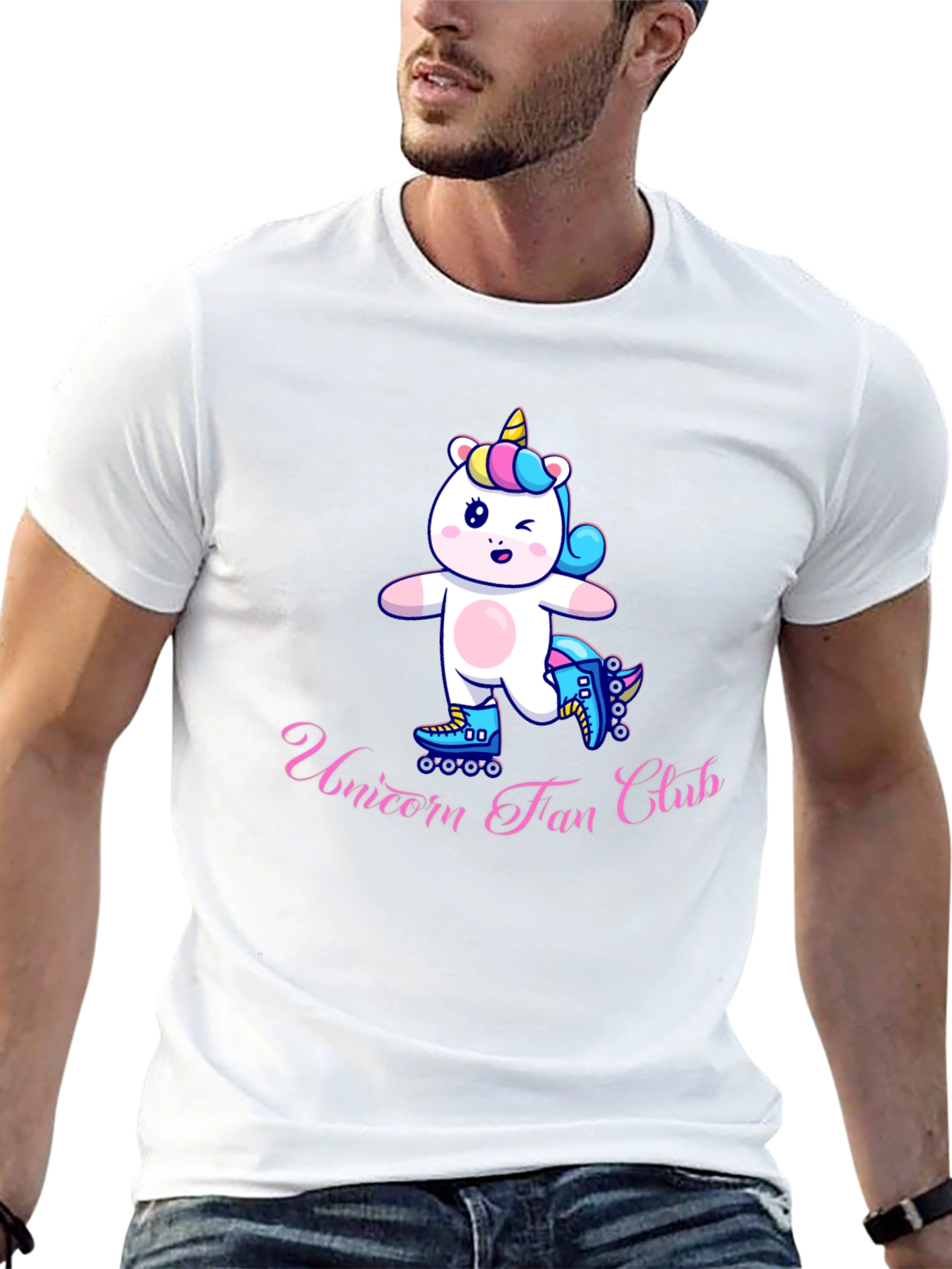 Unicorn Fan Club Black T-Shirt