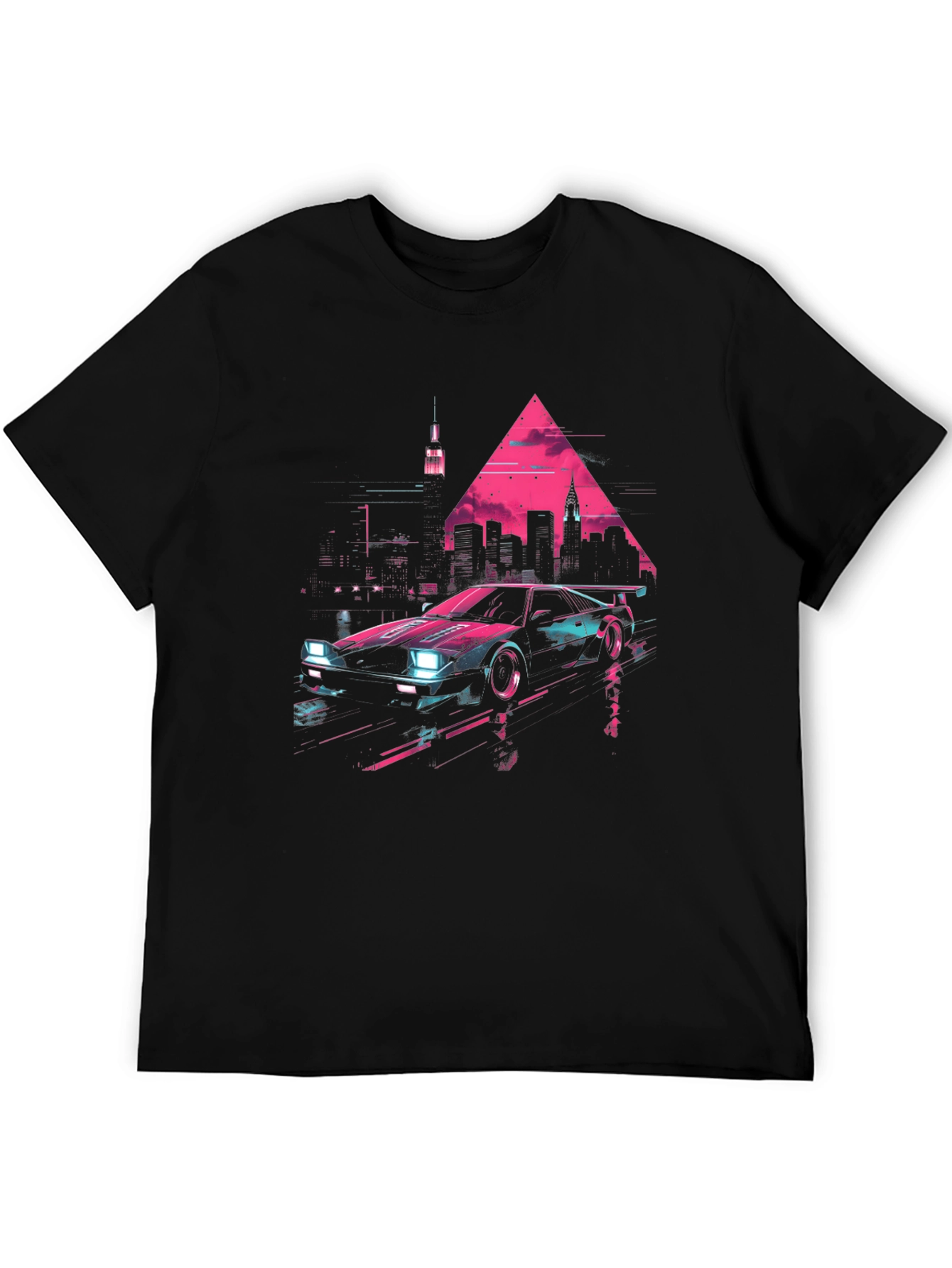 Retro Wave Car Graphic T-Shirt
