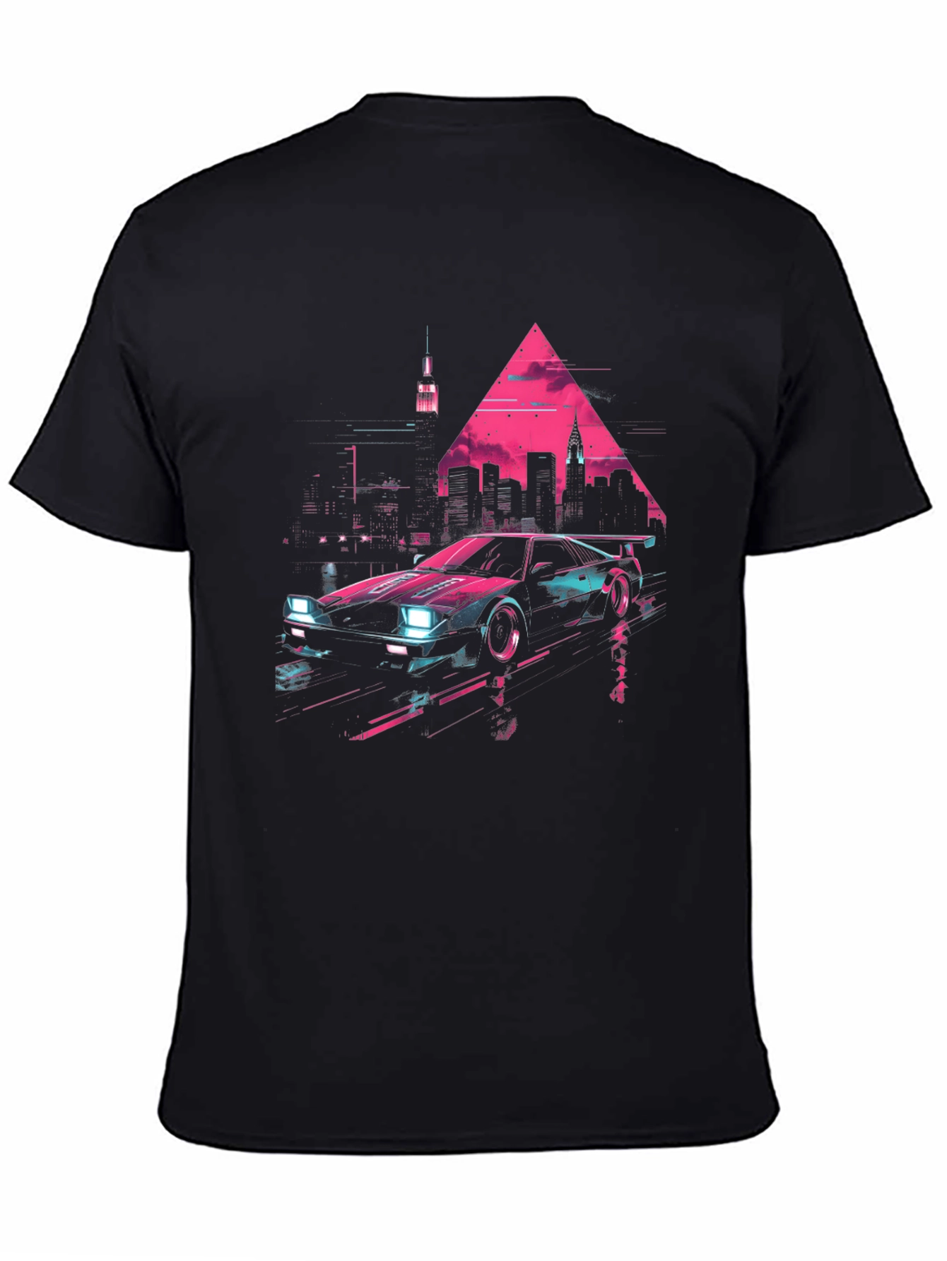 Retro Wave Car Graphic T-Shirt
