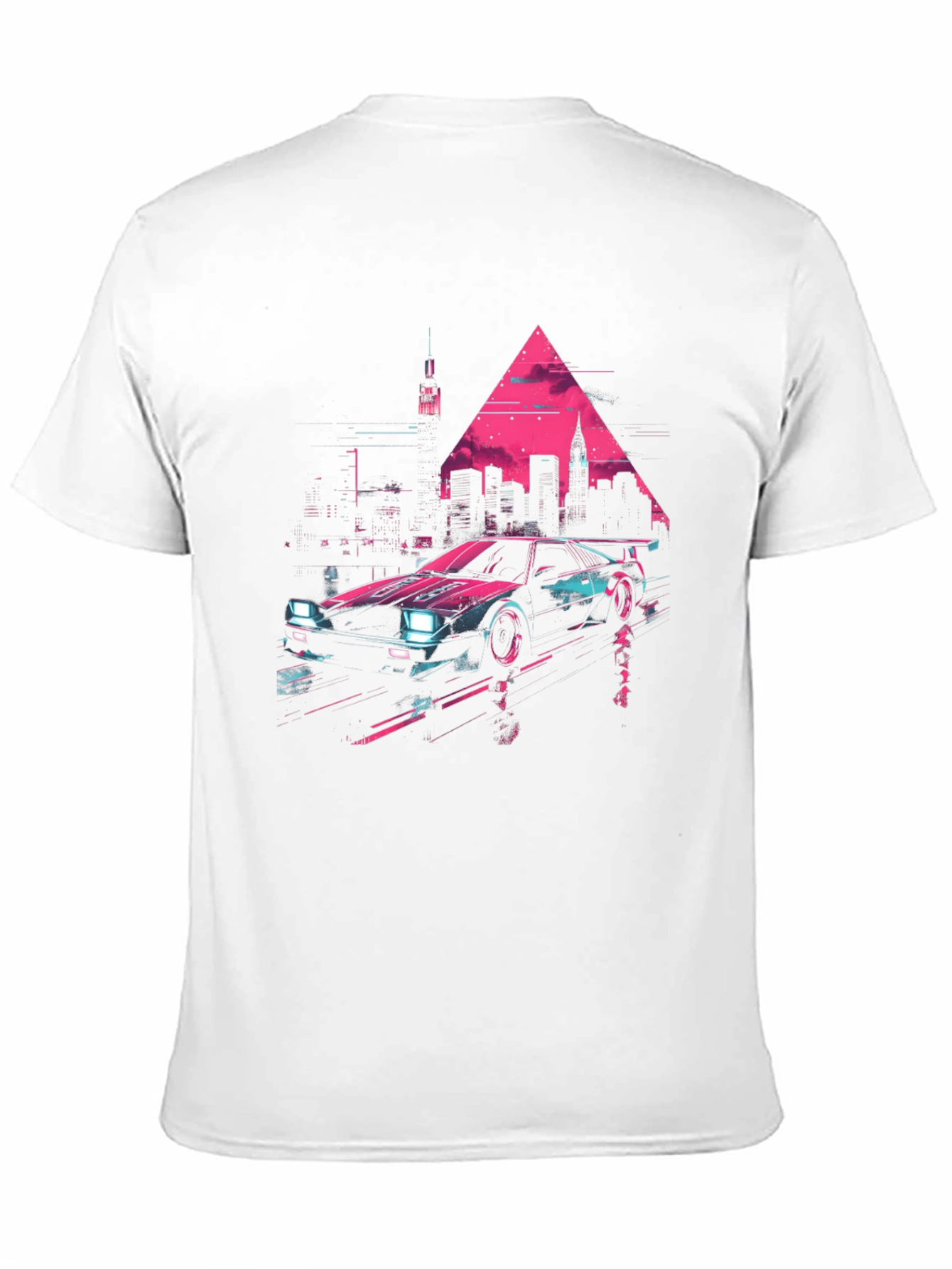Retro Wave Car Graphic T-Shirt