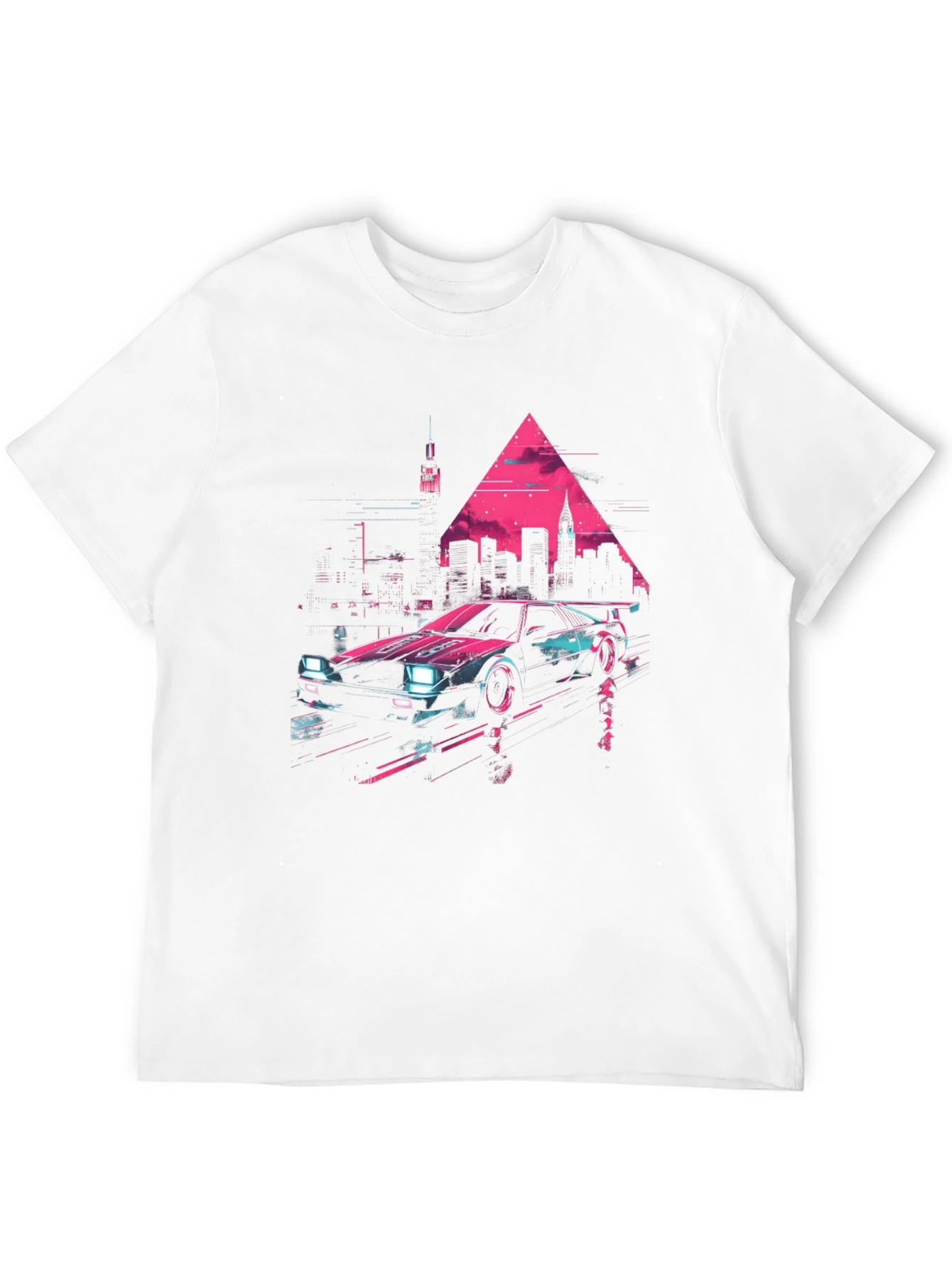 Retro Wave Car Graphic T-Shirt