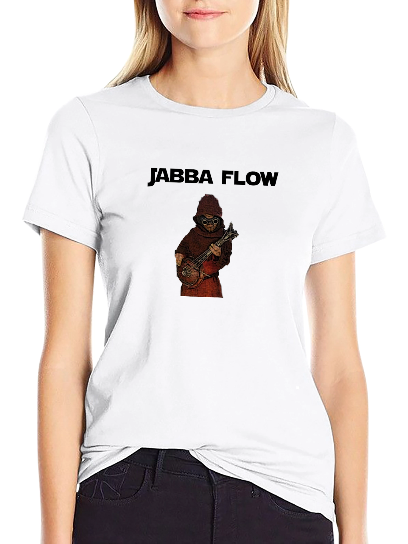 Jabba Flow T-Shirt: Star Wars Alien Musician Tee