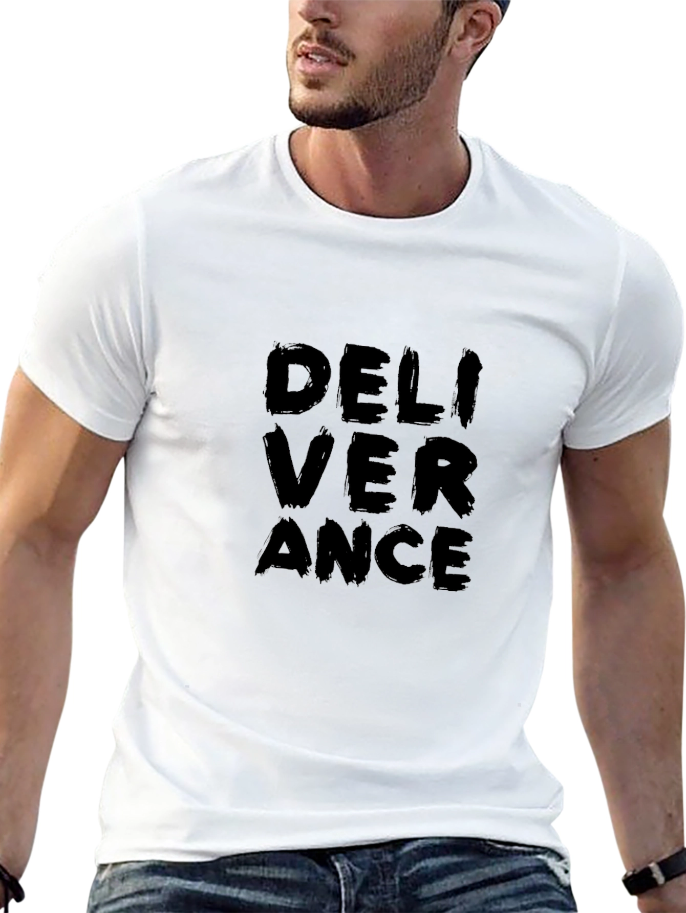 Deliverance Graphic Print Black T-Shirt