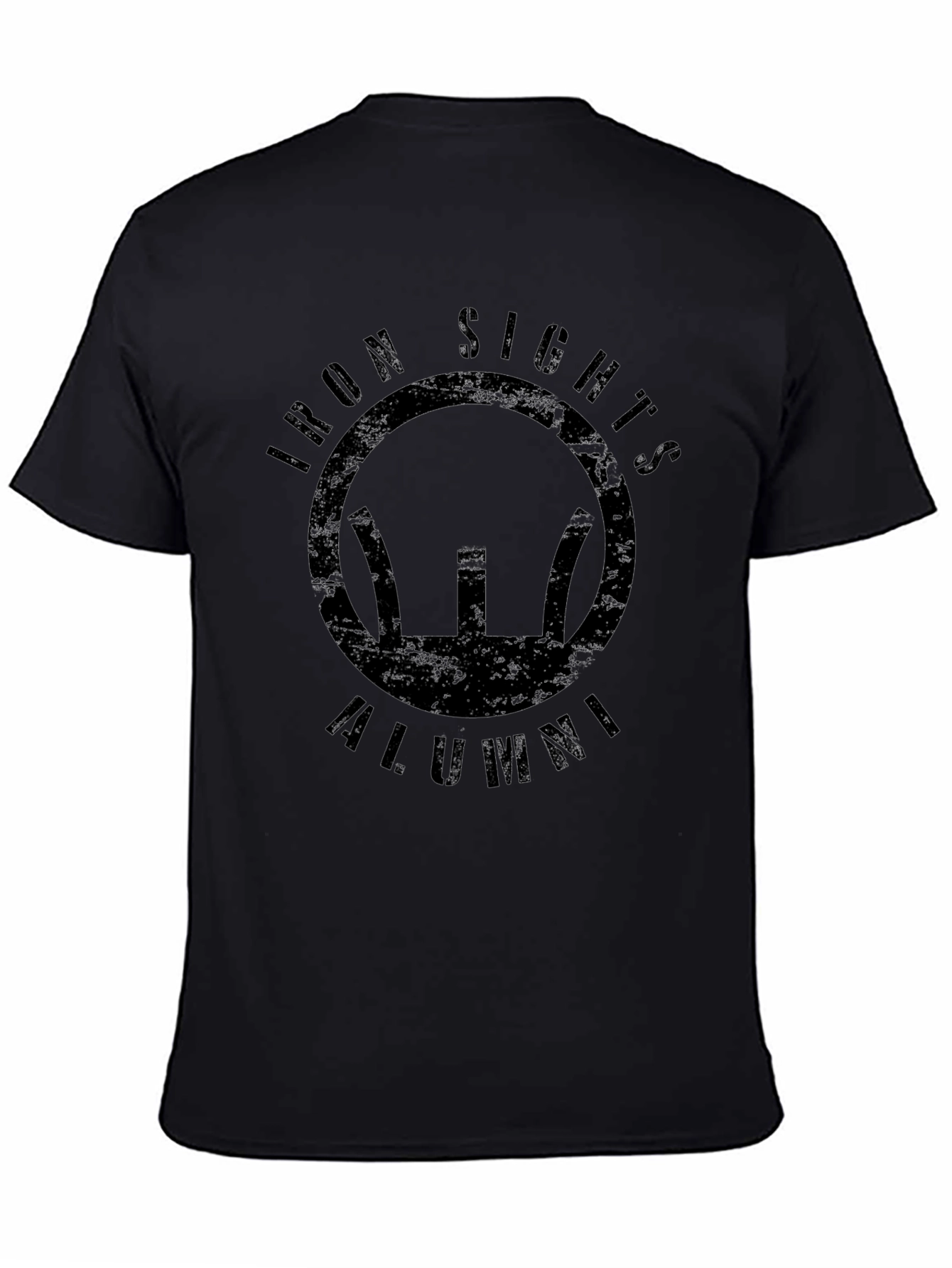 Iron Sights Alumni Black Graphic Tee