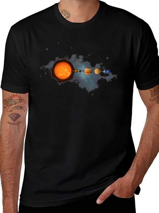Solar System Planets Graphic Print Tee