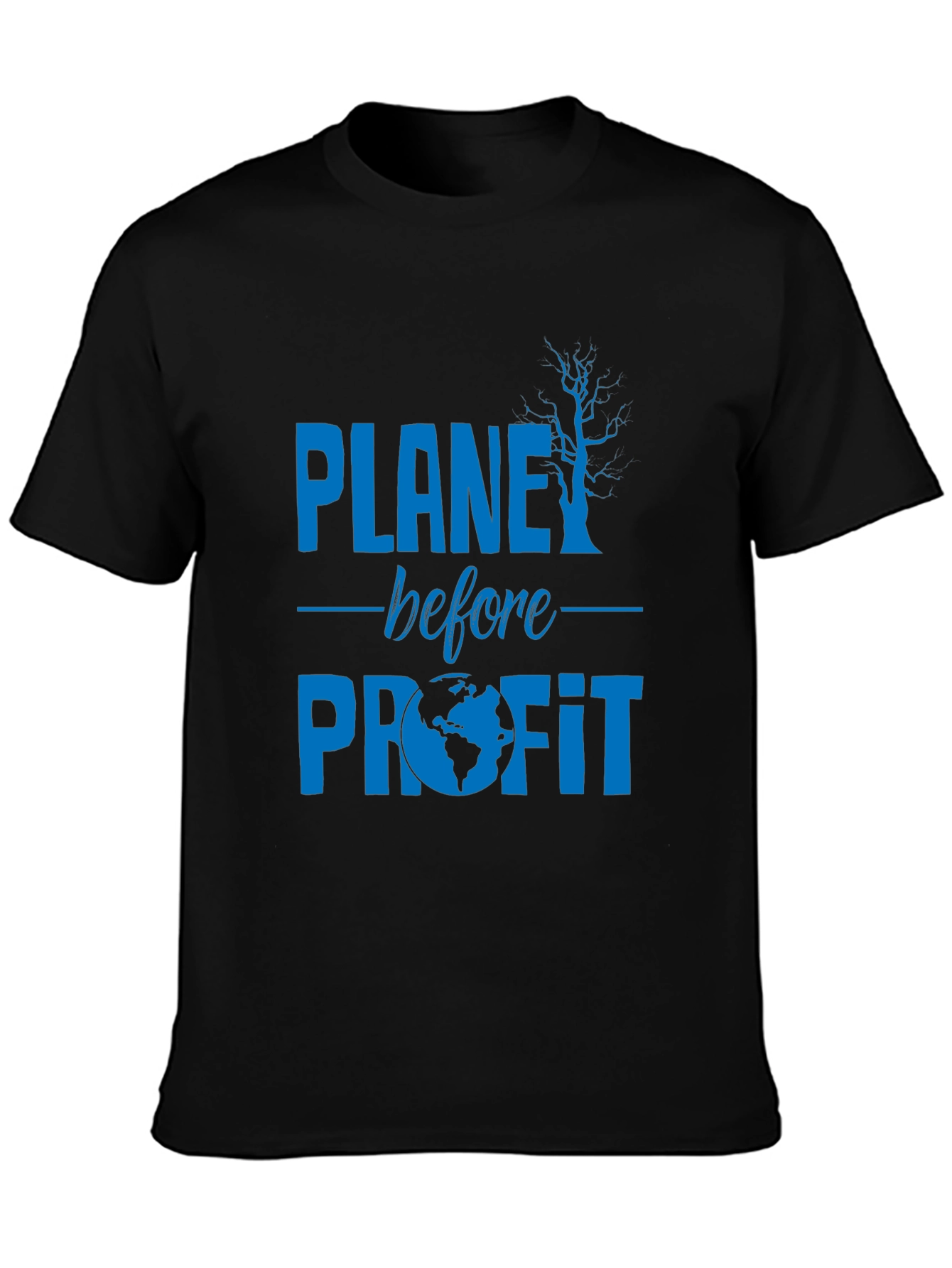 Planet Before Profit Graphic Tee - Eco Conscious