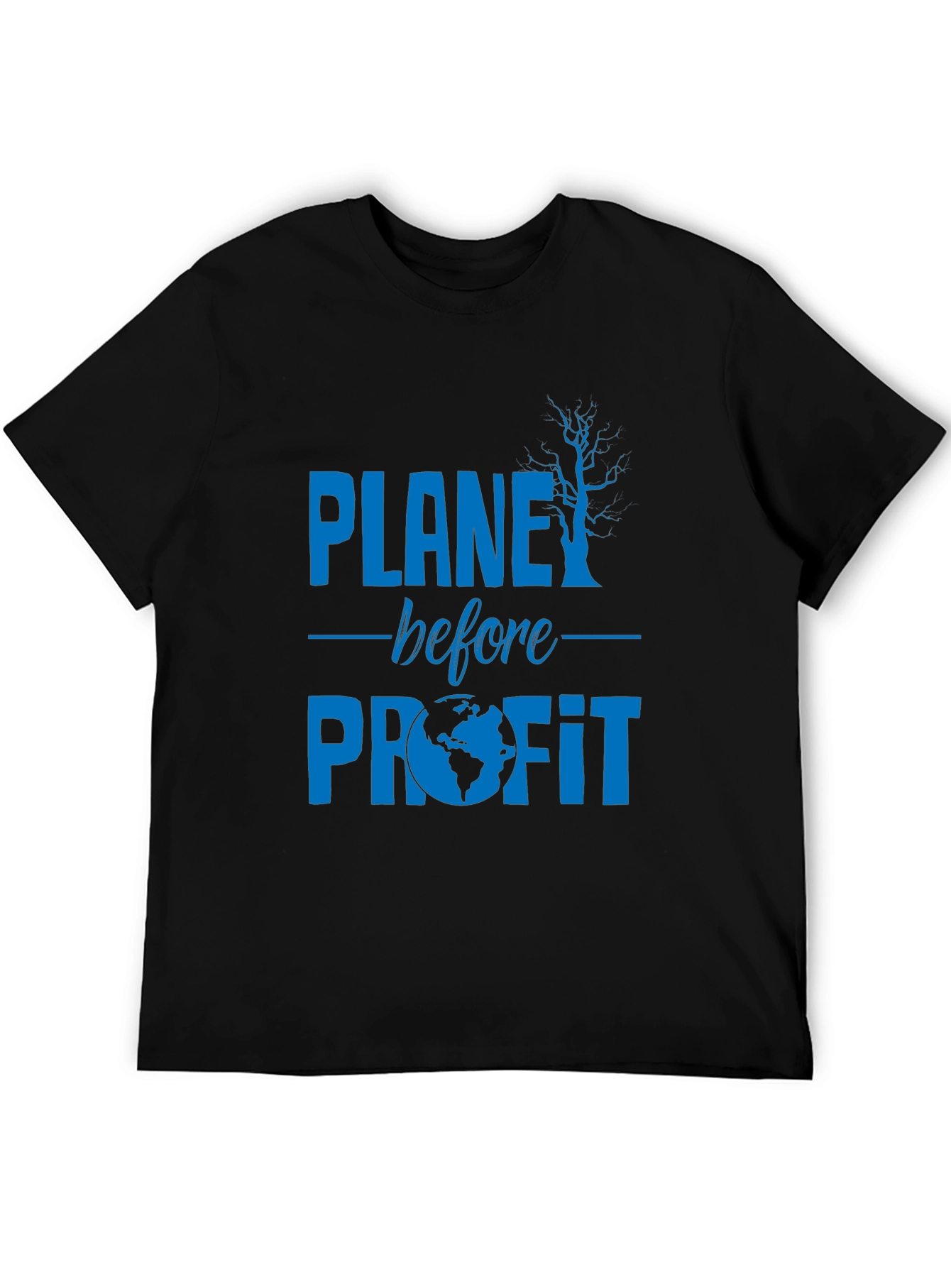 Planet Before Profit Graphic Tee - Eco Conscious
