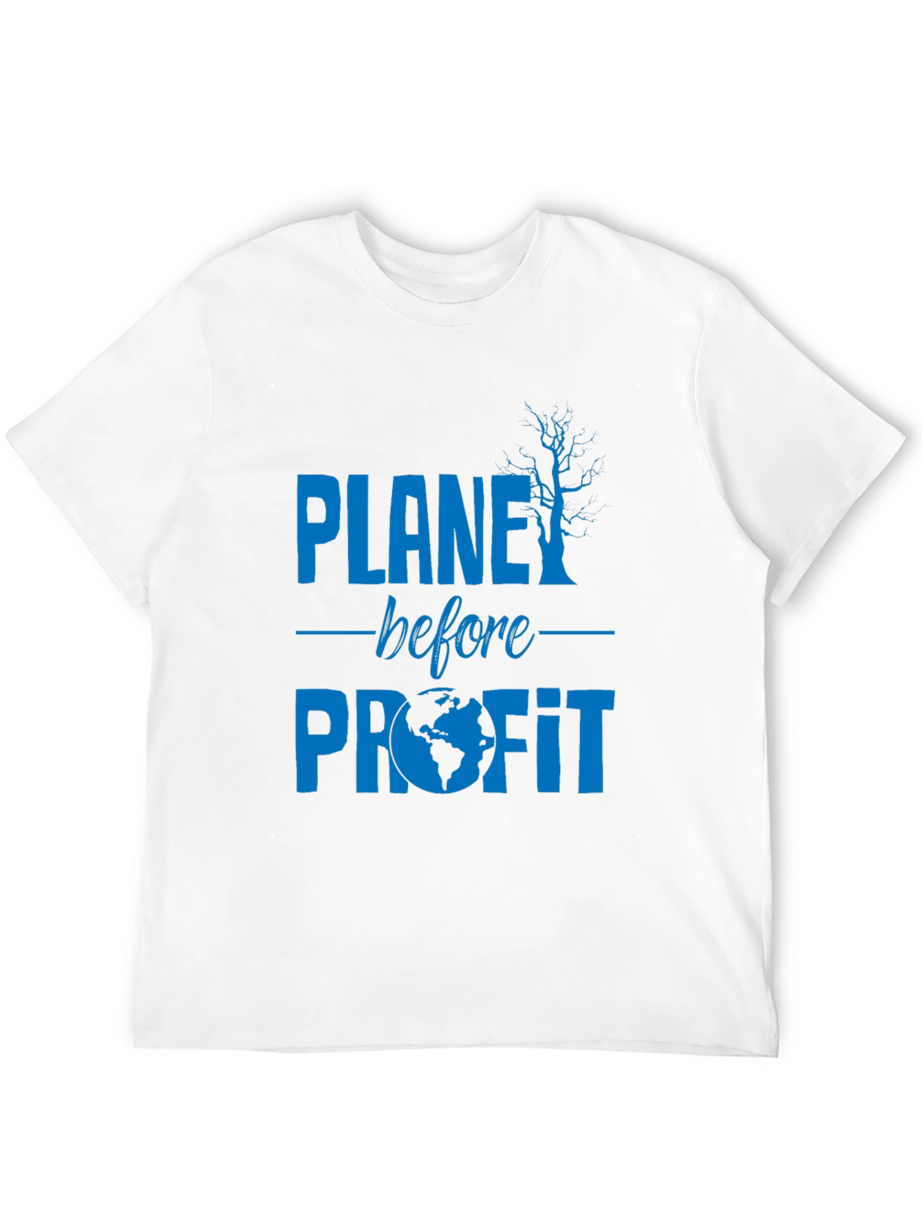 Planet Before Profit Graphic Tee - Eco Conscious