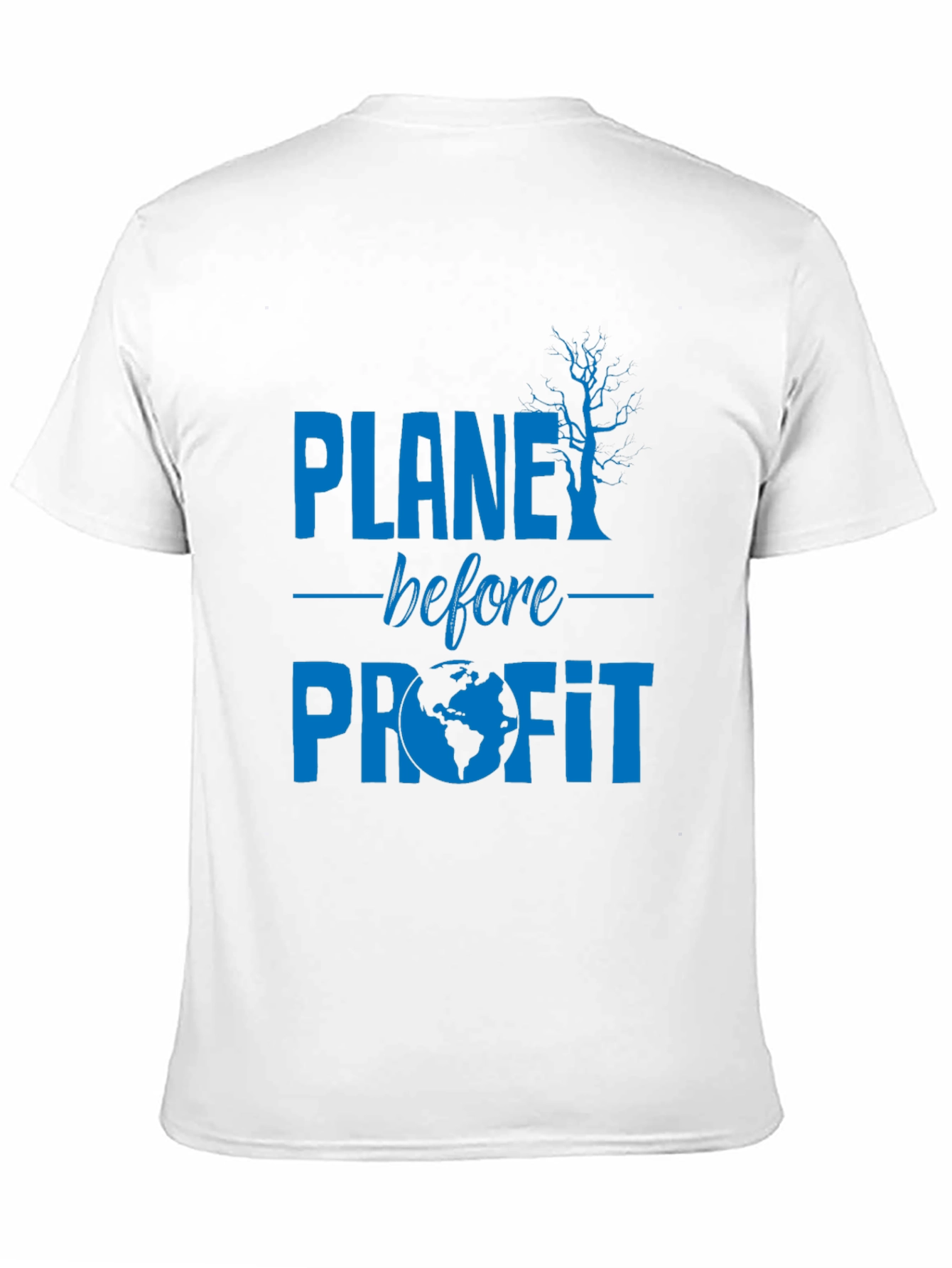 Planet Before Profit Graphic Tee - Eco Conscious