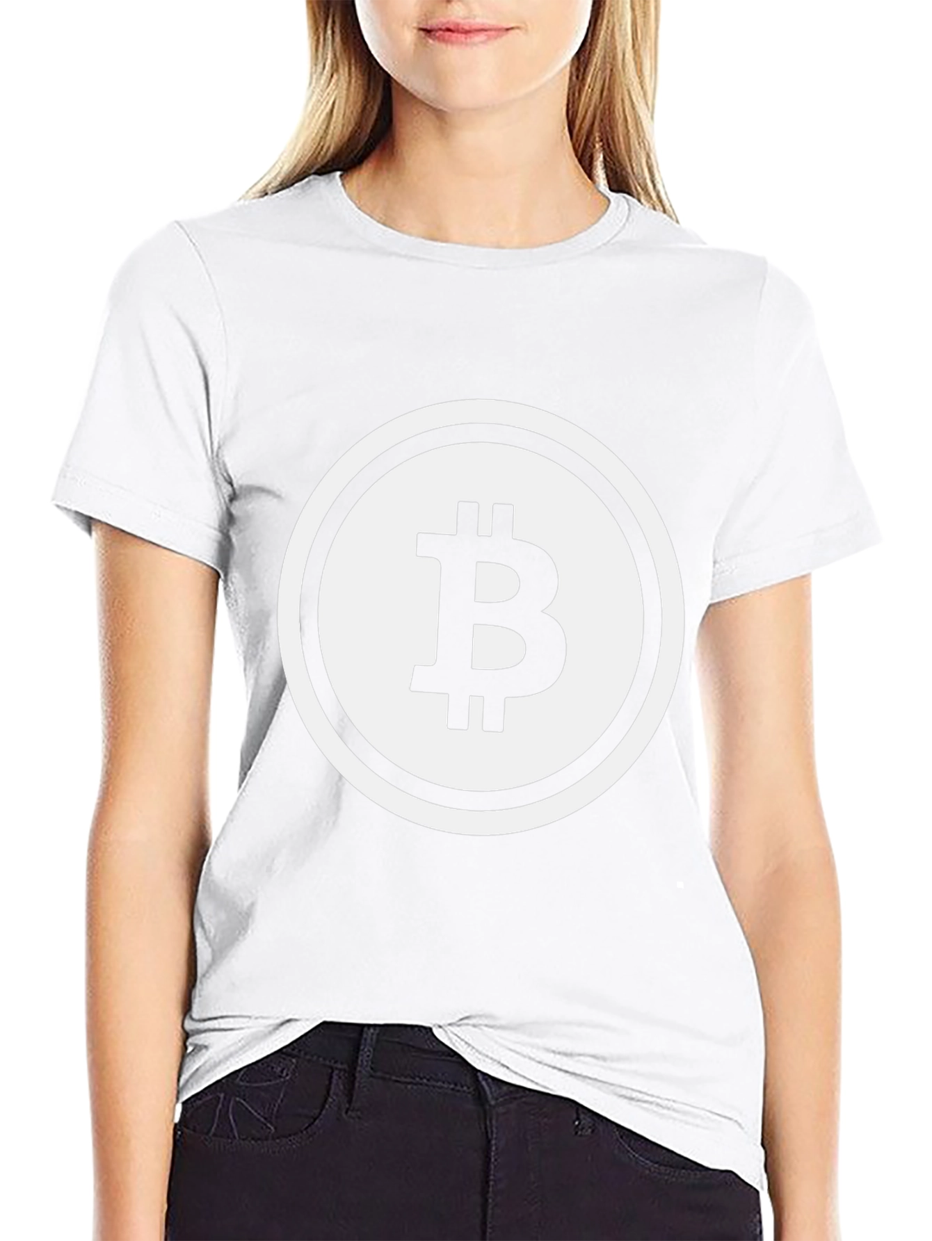 Bitcoin Logo Black T-Shirt - Crypto Currency Tee