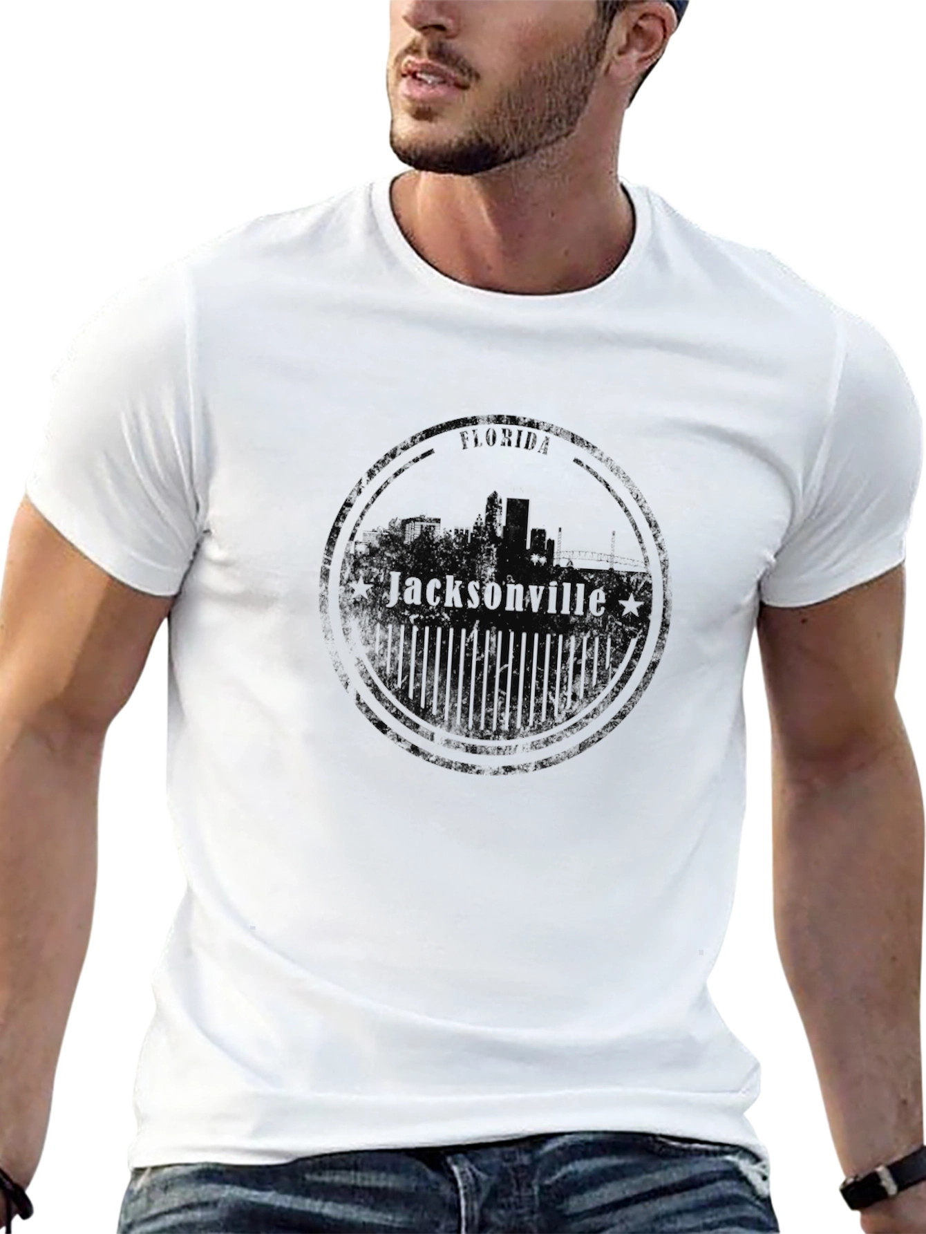 Jacksonville Florida Stamp Tee