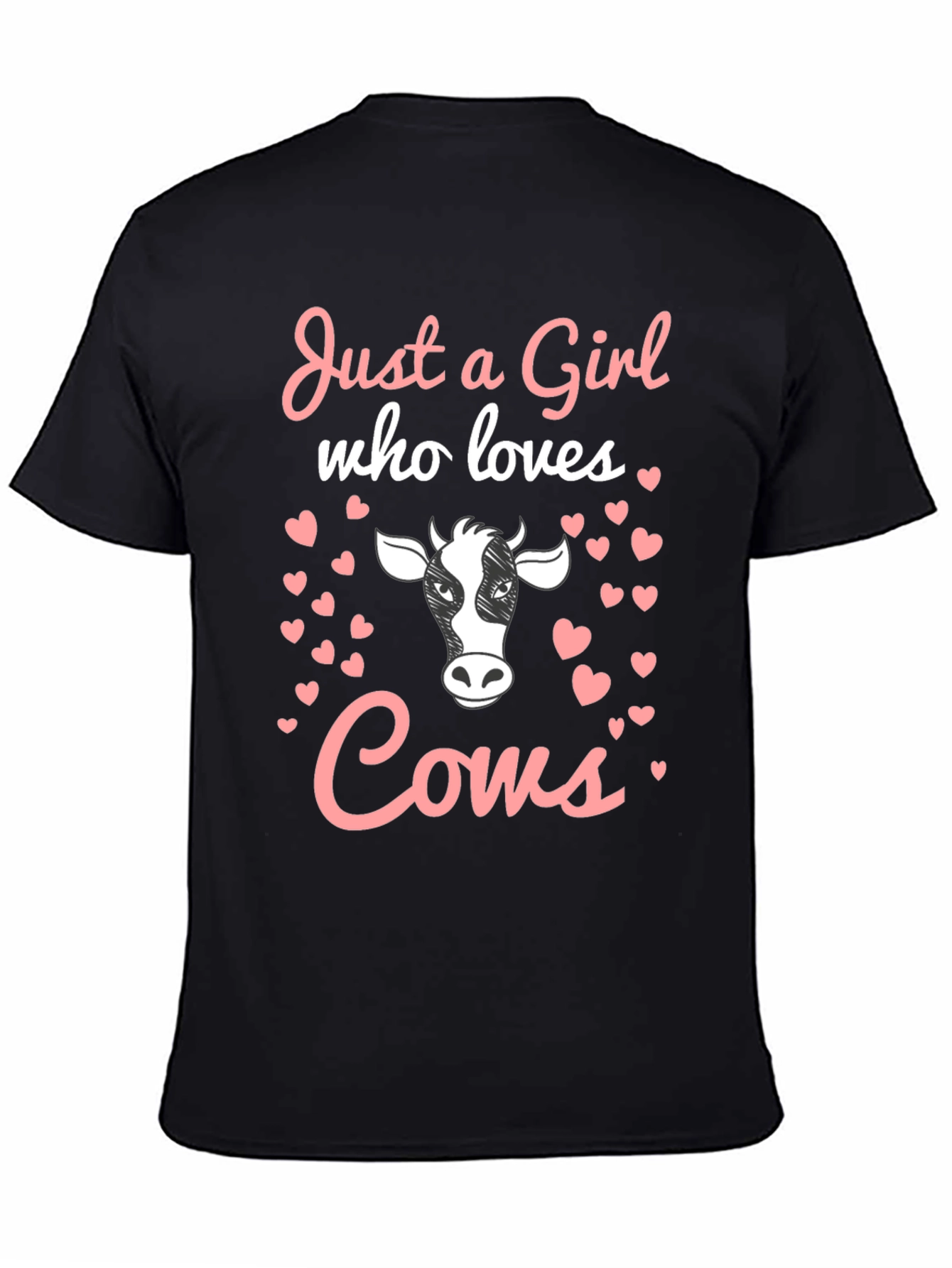 Just a Girl Who Loves Cows Graphic Tee