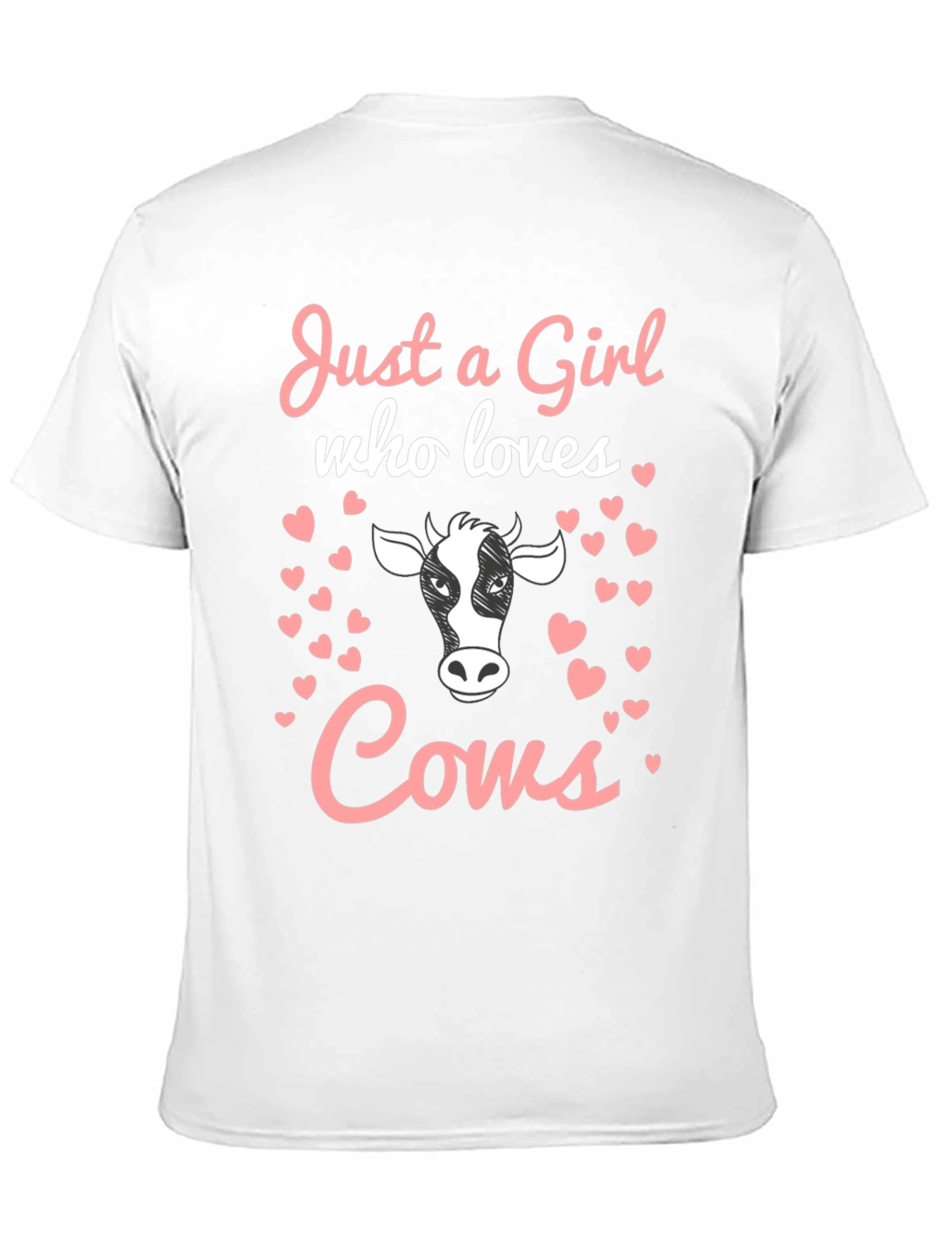 Just a Girl Who Loves Cows Graphic Tee