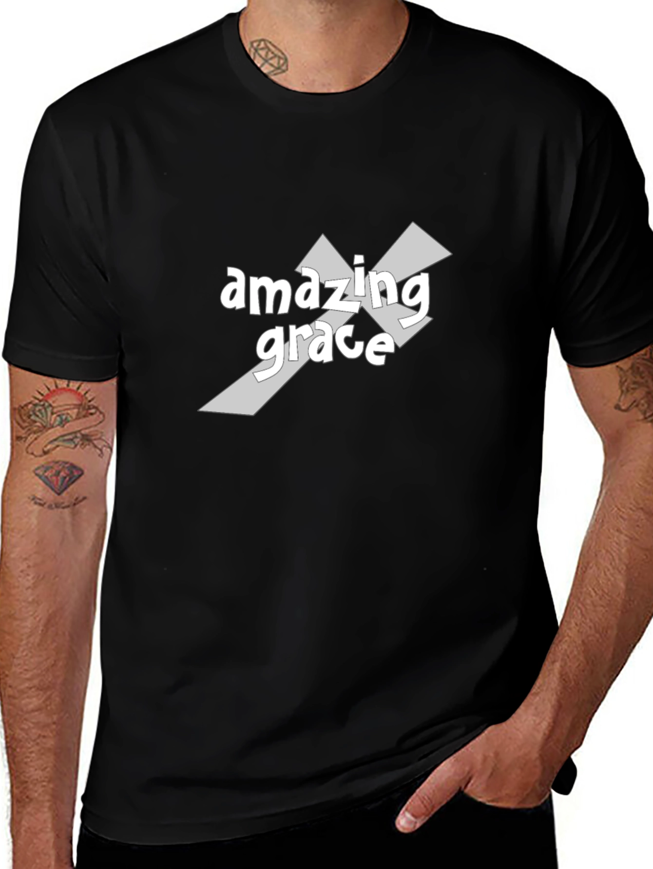Amazing Grace Graphic Tee - Christian T-Shirt