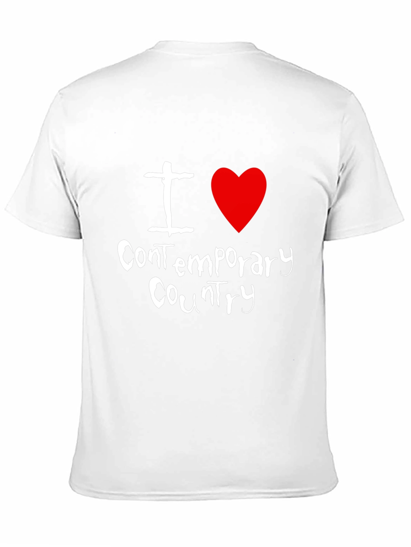 I Heart Contemporary Country Music Tee Shirt