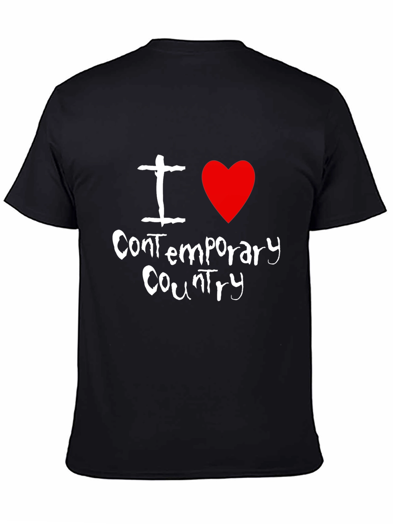 I Heart Contemporary Country Music Tee Shirt
