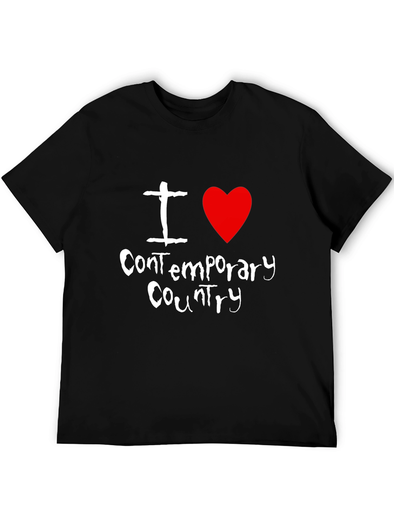 I Heart Contemporary Country Music Tee Shirt