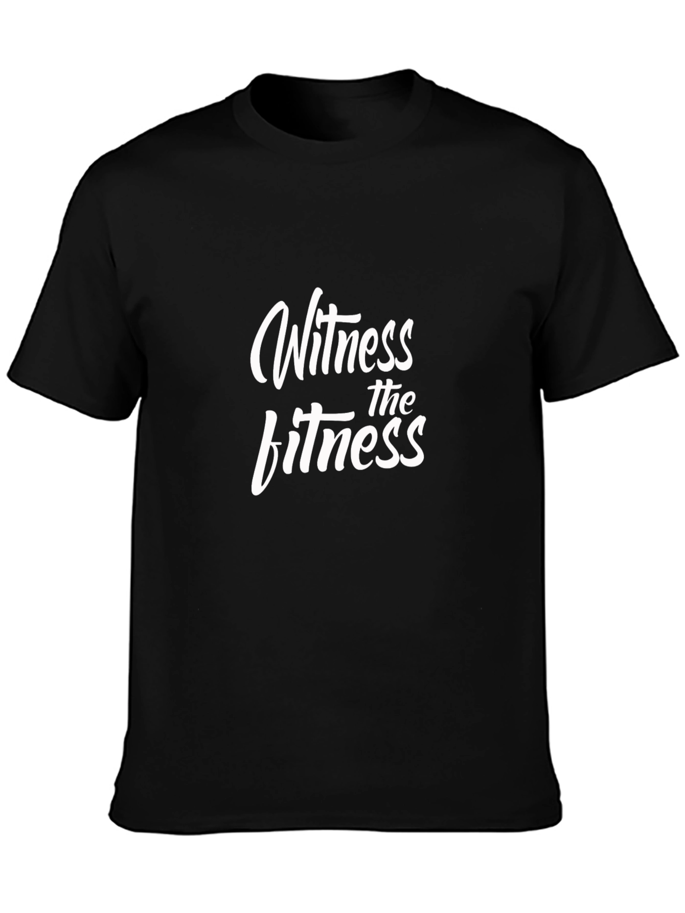 Witness the Fitness Black Graphic T-Shirt