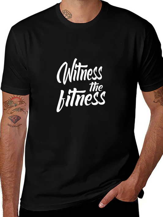 Witness the Fitness Black Graphic T-Shirt