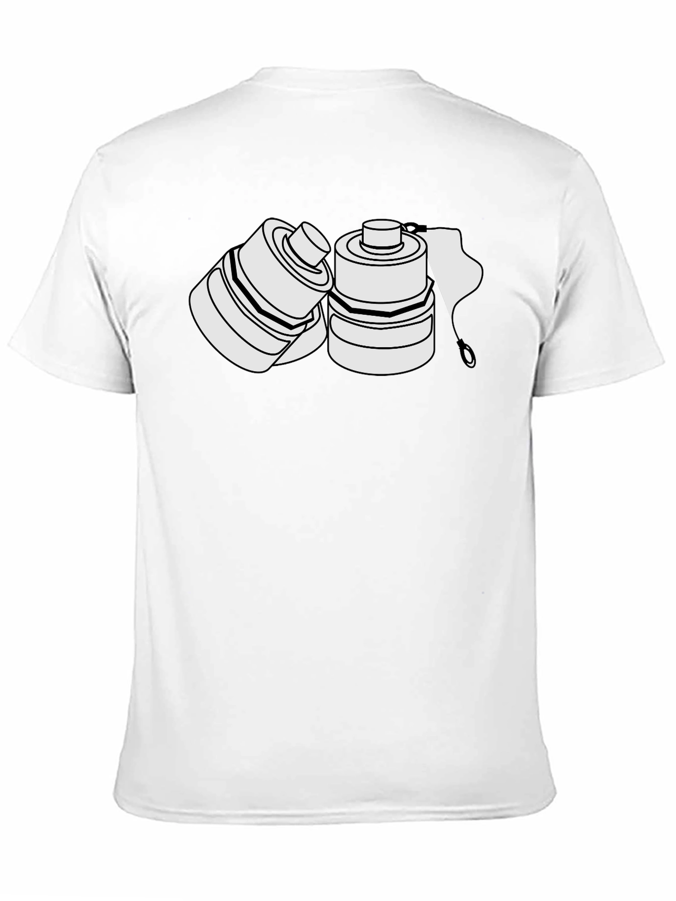 Unique Graphic T-Shirt - Black