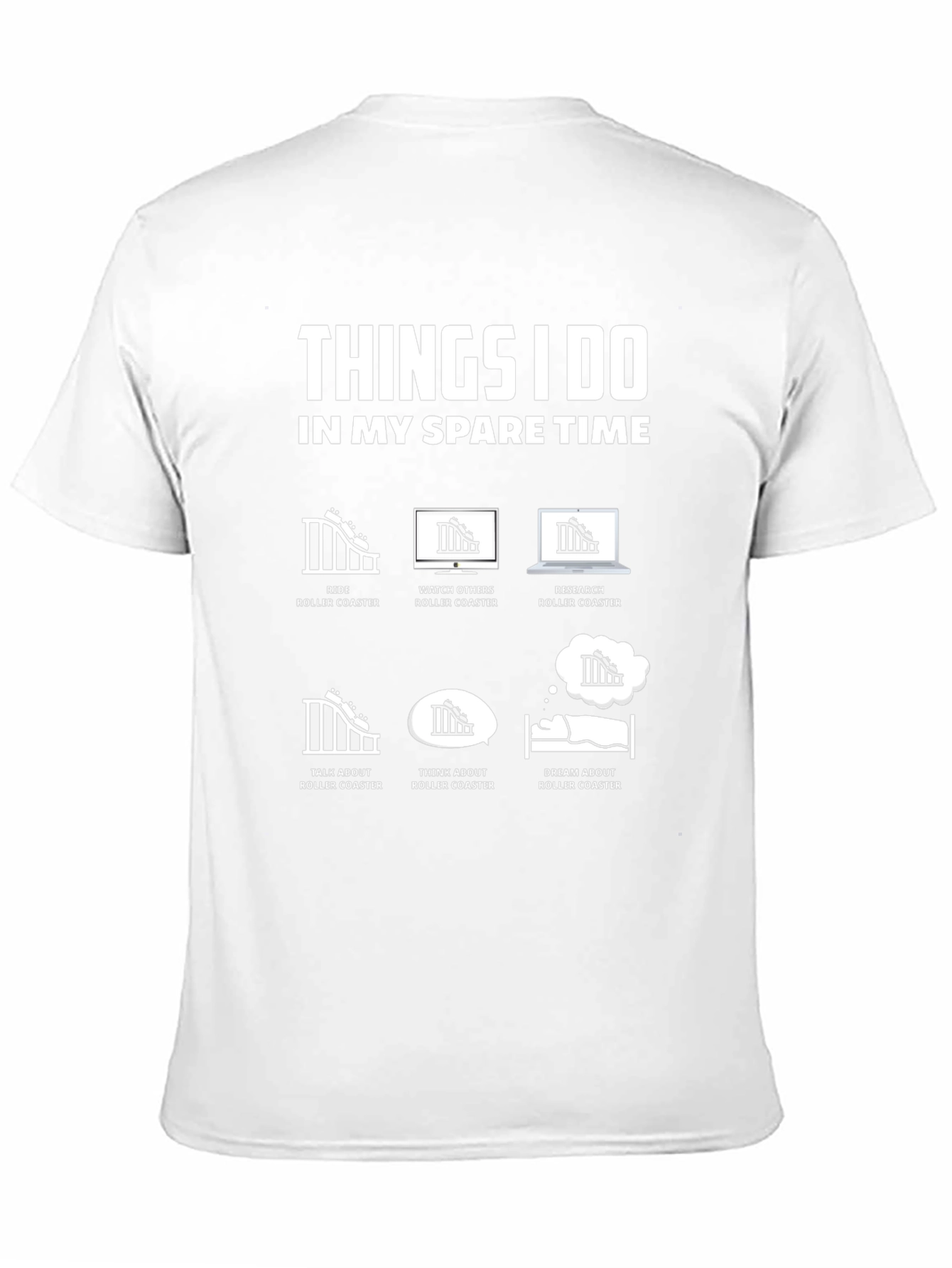 Roller Coaster Fan T-Shirt - Spare Time Activities
