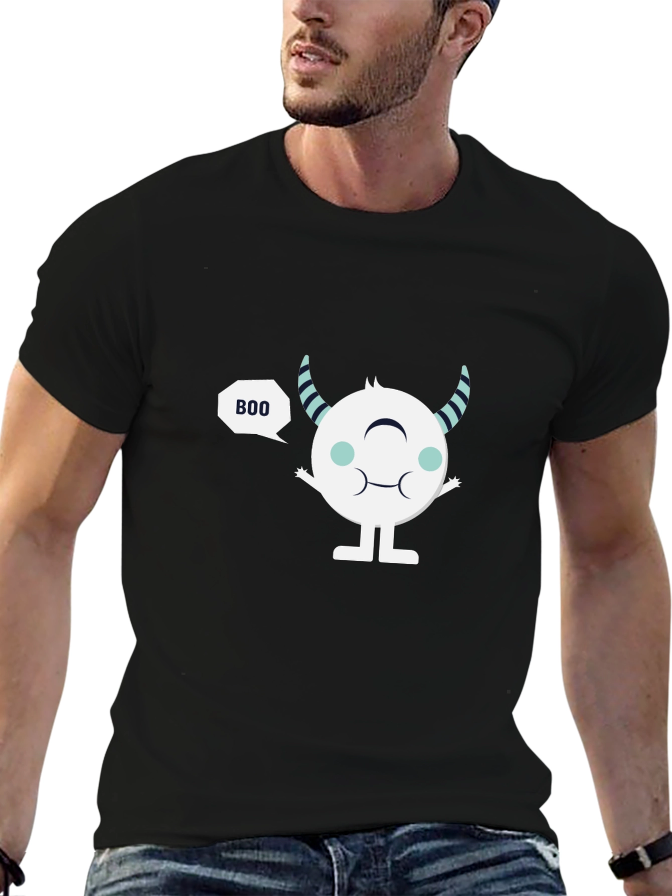 Boo Monster Black T-Shirt