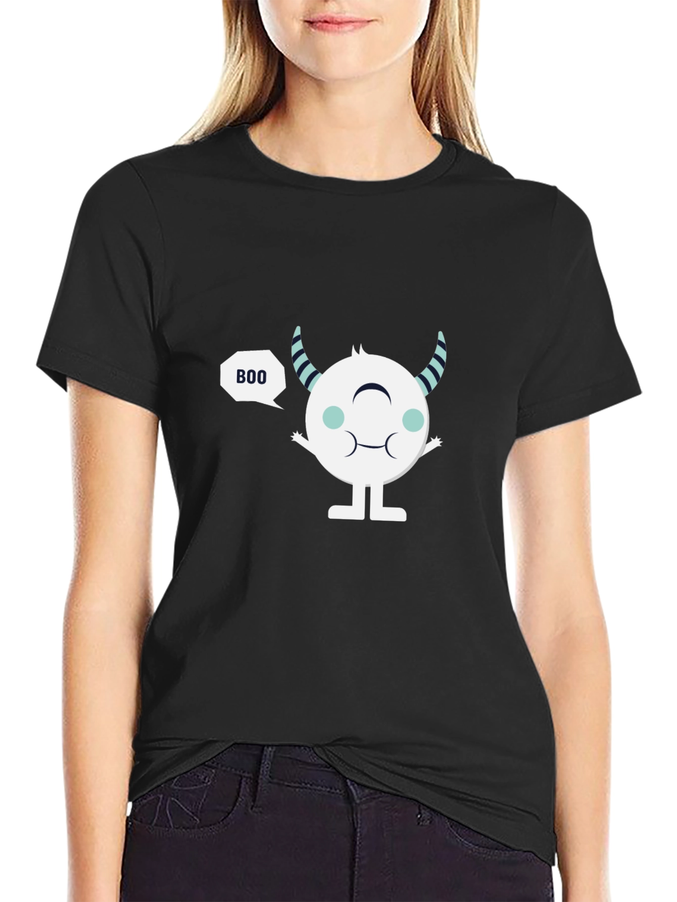 Boo Monster Black T-Shirt