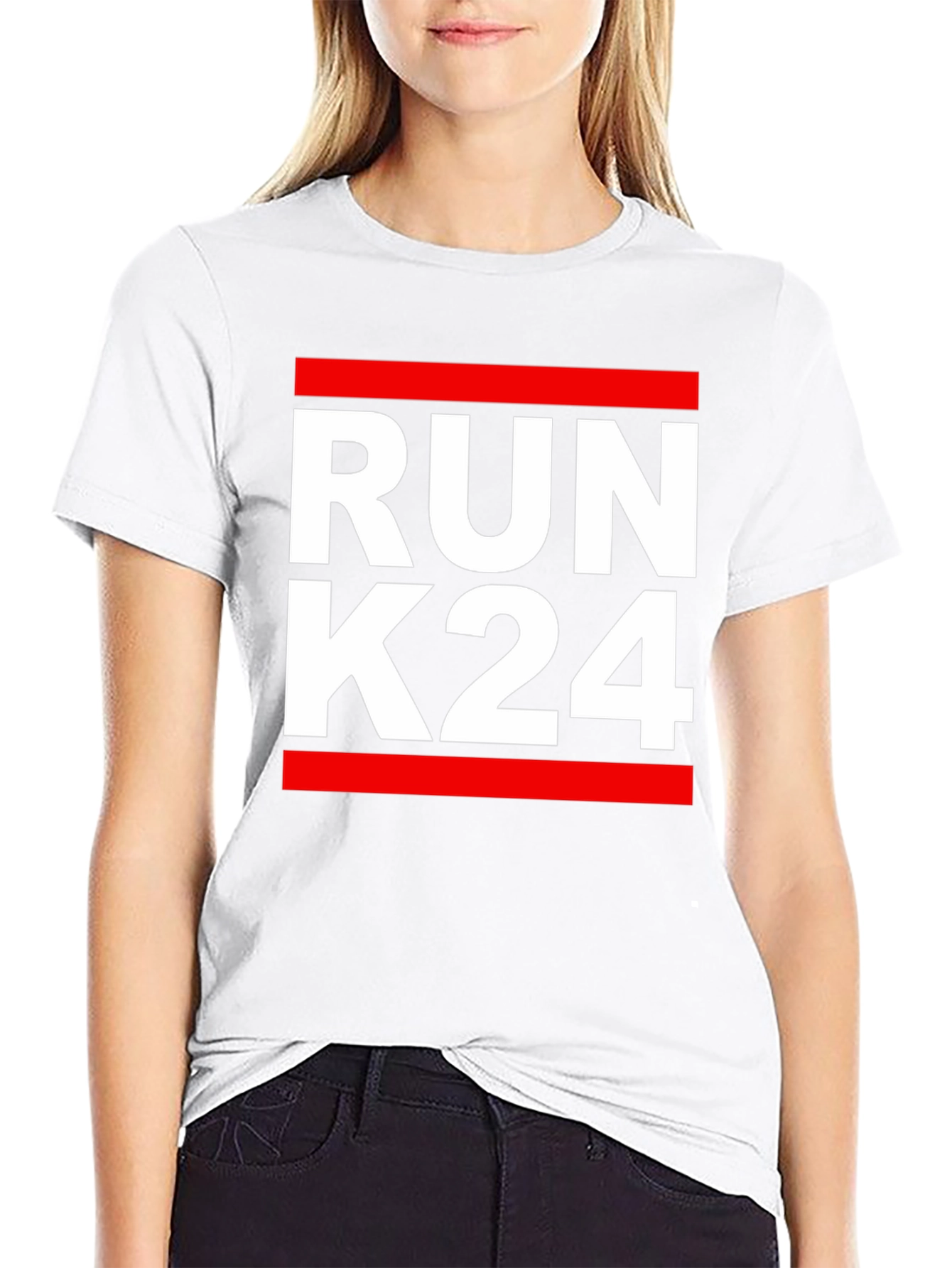 Run K24 Graphic T-Shirt - Black
