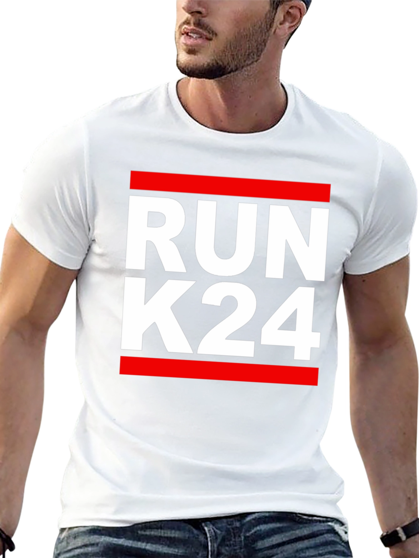 Run K24 Graphic T-Shirt - Black