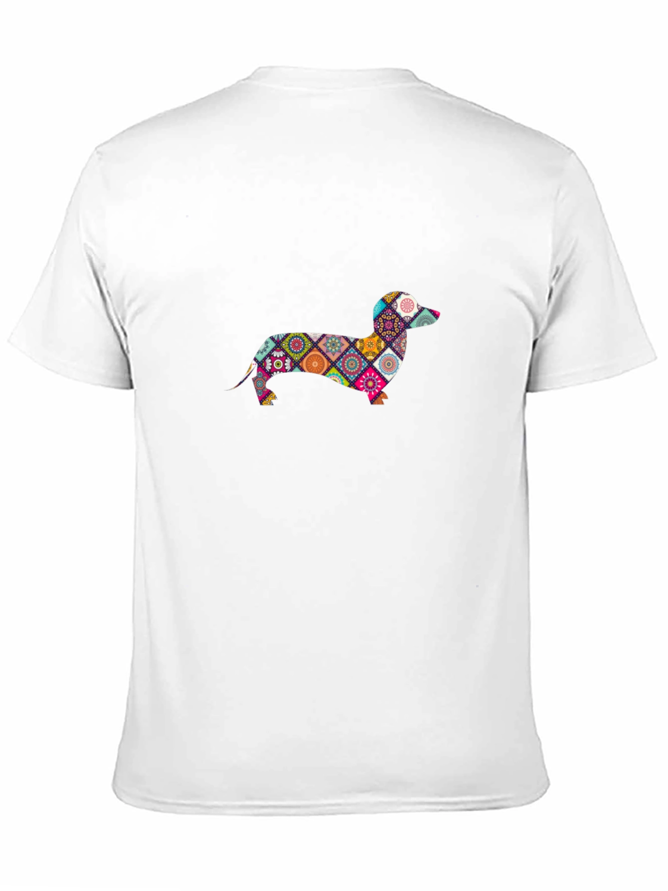 Dachshund Patchwork Graphic Tee
