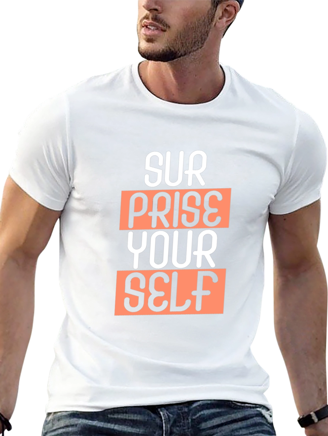 Surprise Yourself Graphic Tee - Black