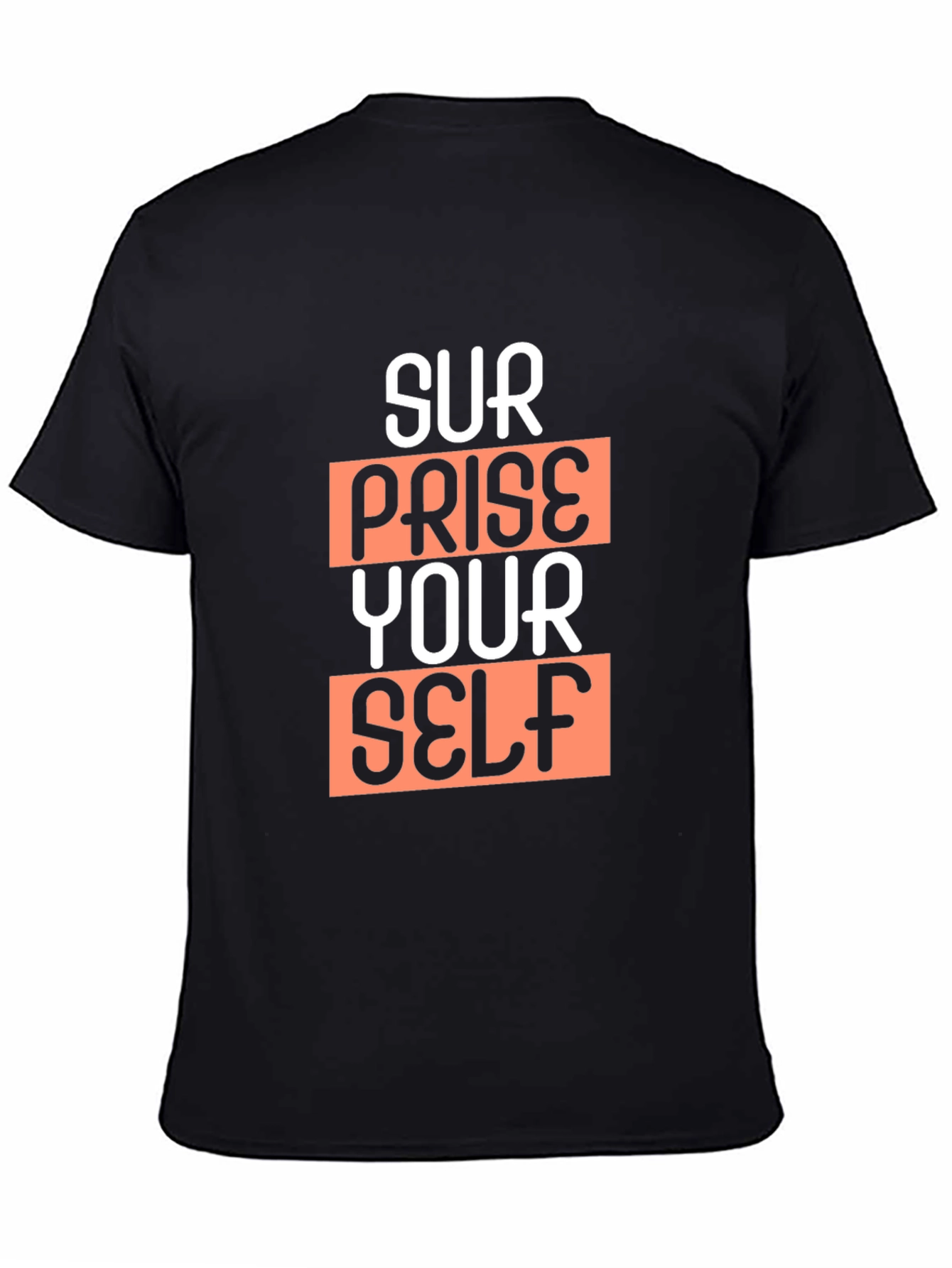 Surprise Yourself Graphic Tee - Black