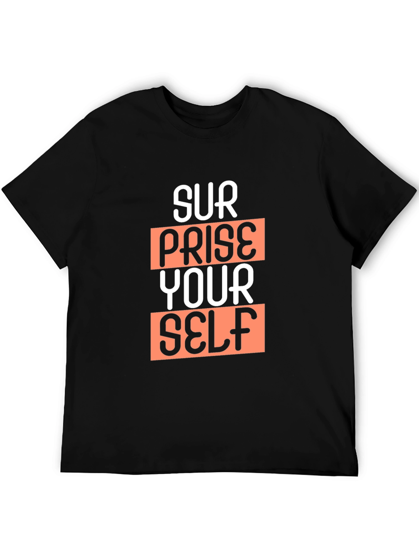 Surprise Yourself Graphic Tee - Black