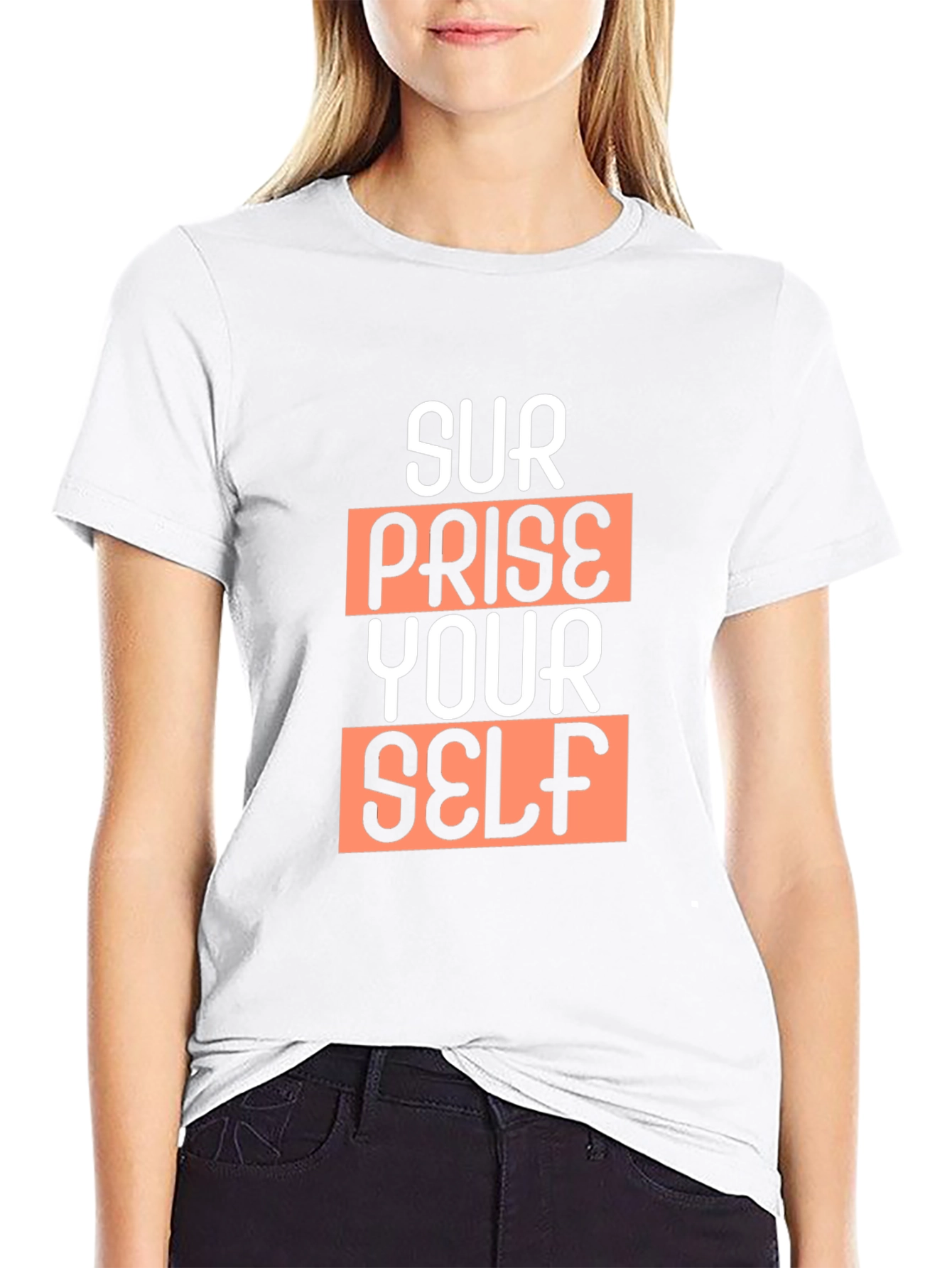 Surprise Yourself Graphic Tee - Black
