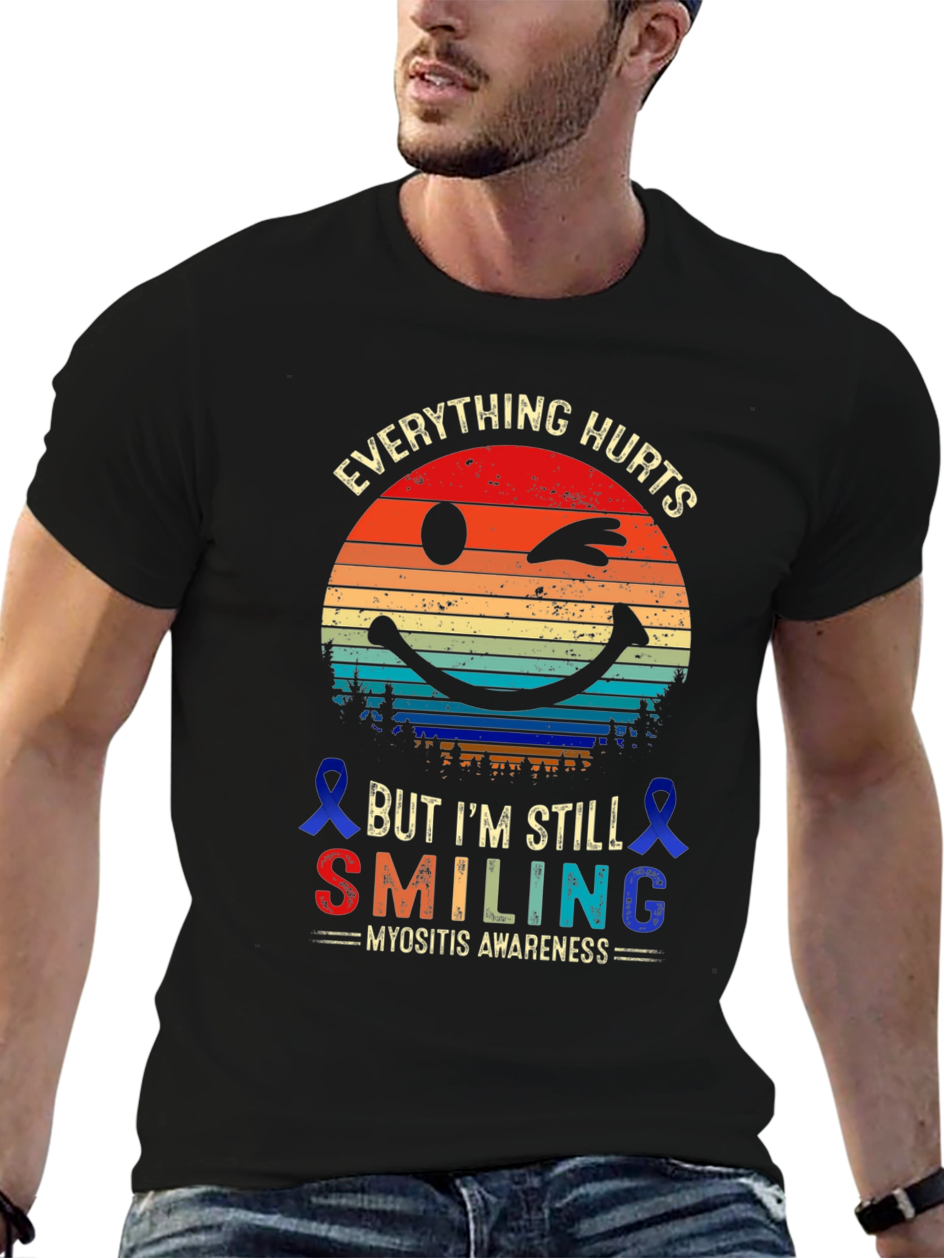 Everything Hurts Myositis Awareness T-Shirt
