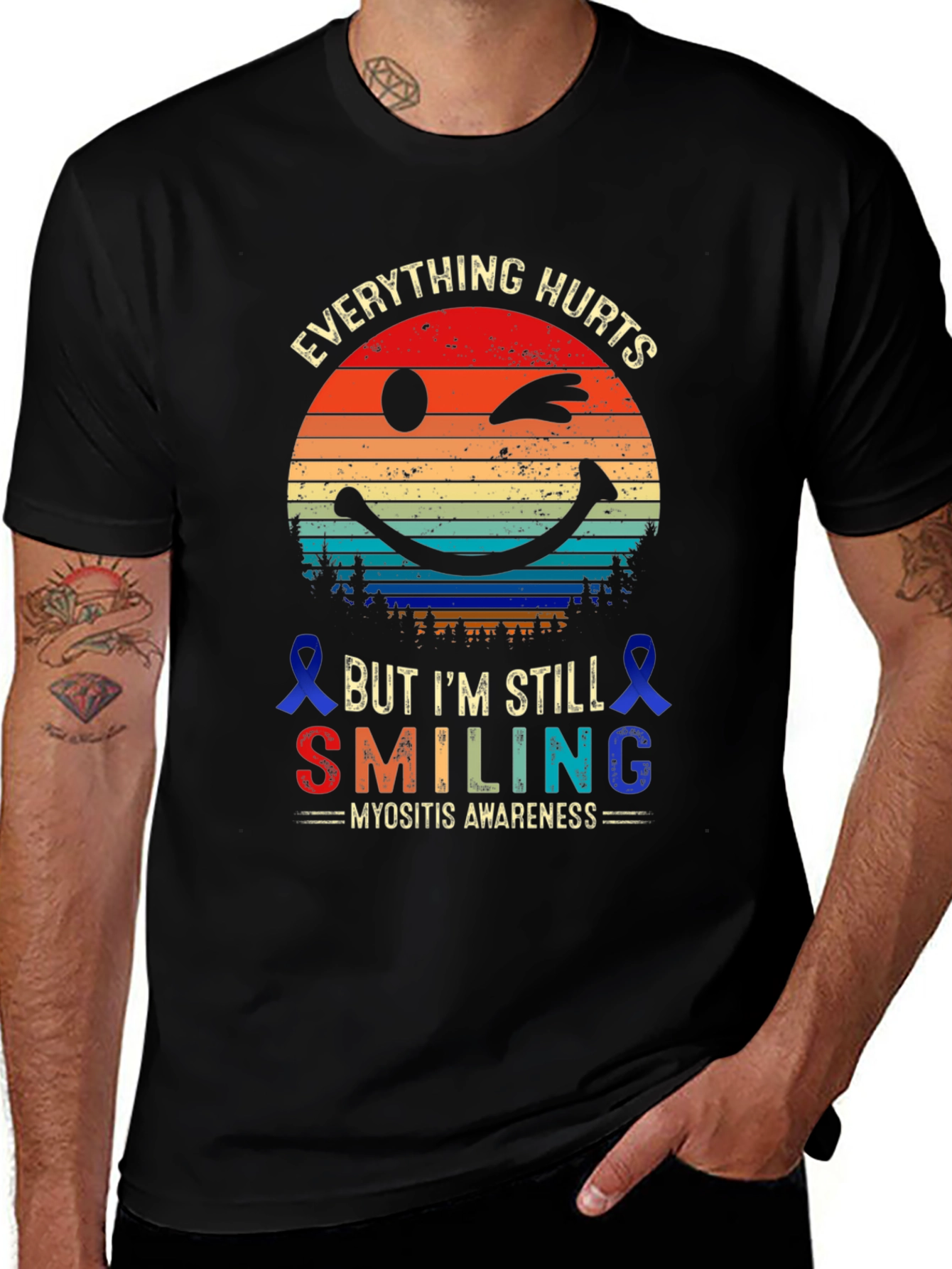 Everything Hurts Myositis Awareness T-Shirt