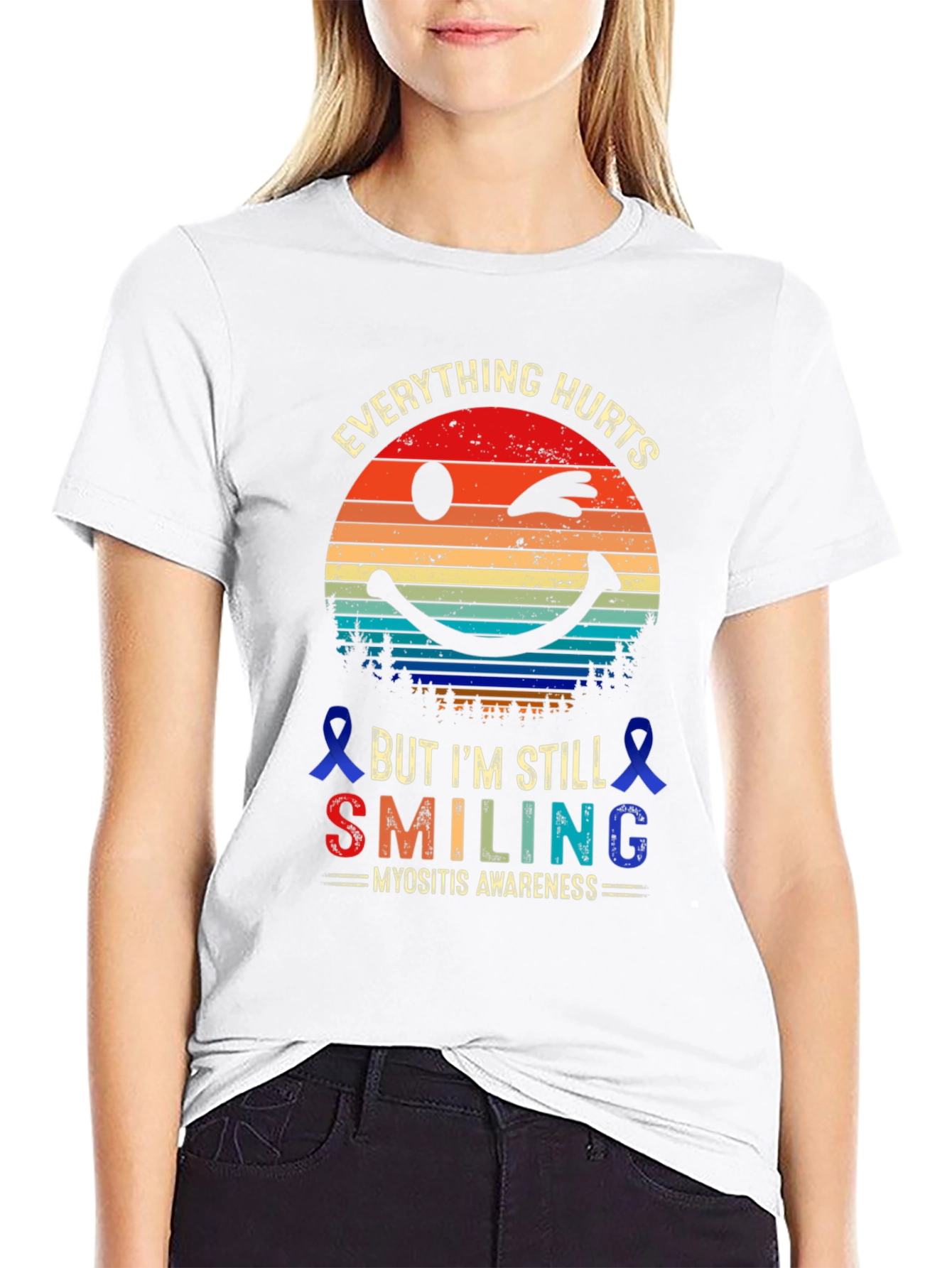Everything Hurts Myositis Awareness T-Shirt