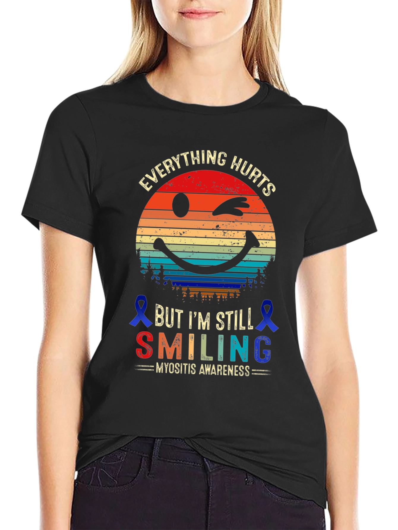 Everything Hurts Myositis Awareness T-Shirt