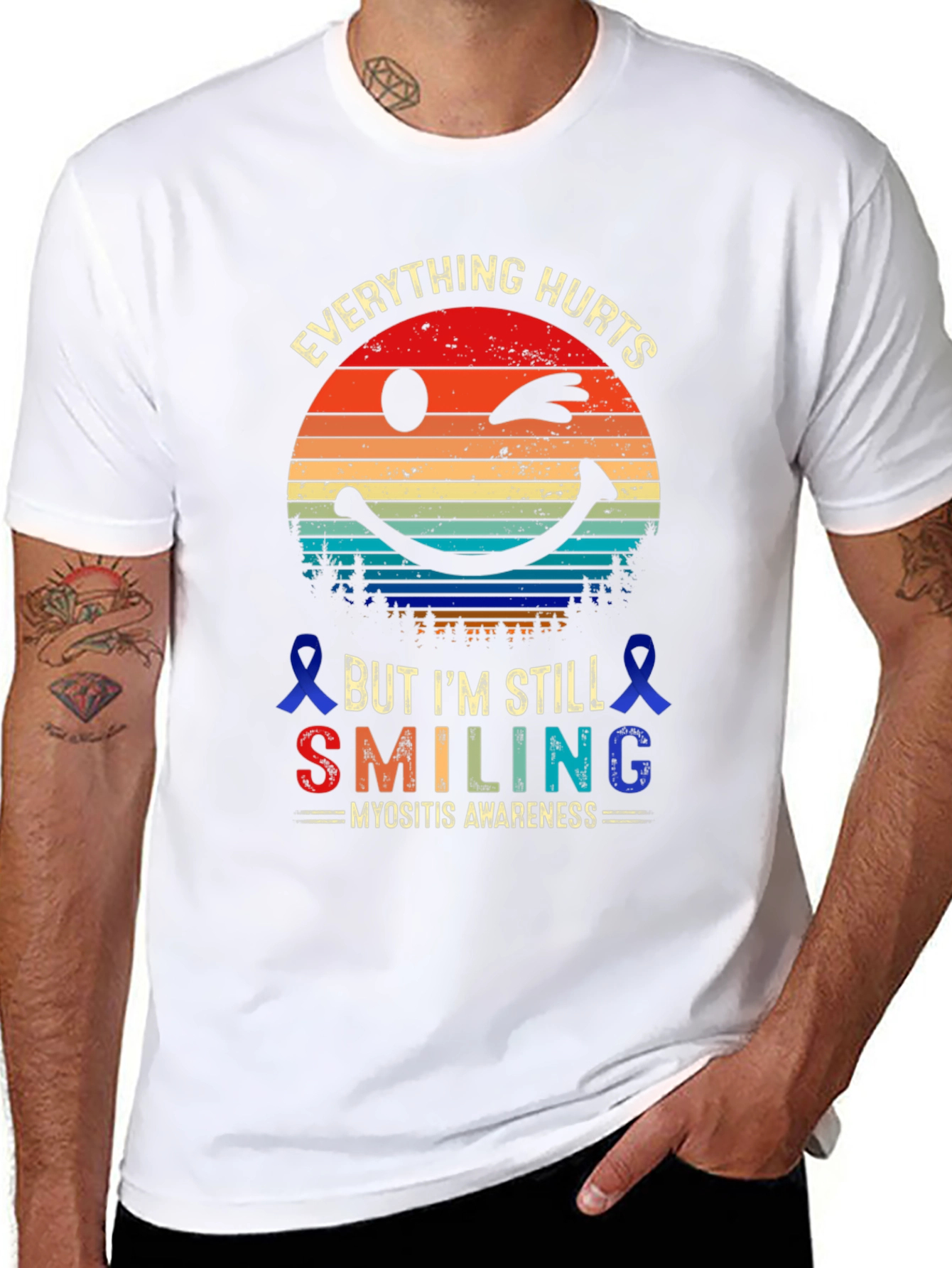 Everything Hurts Myositis Awareness T-Shirt
