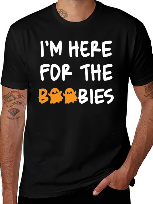 Im Here For The Boobies Halloween T-Shirt