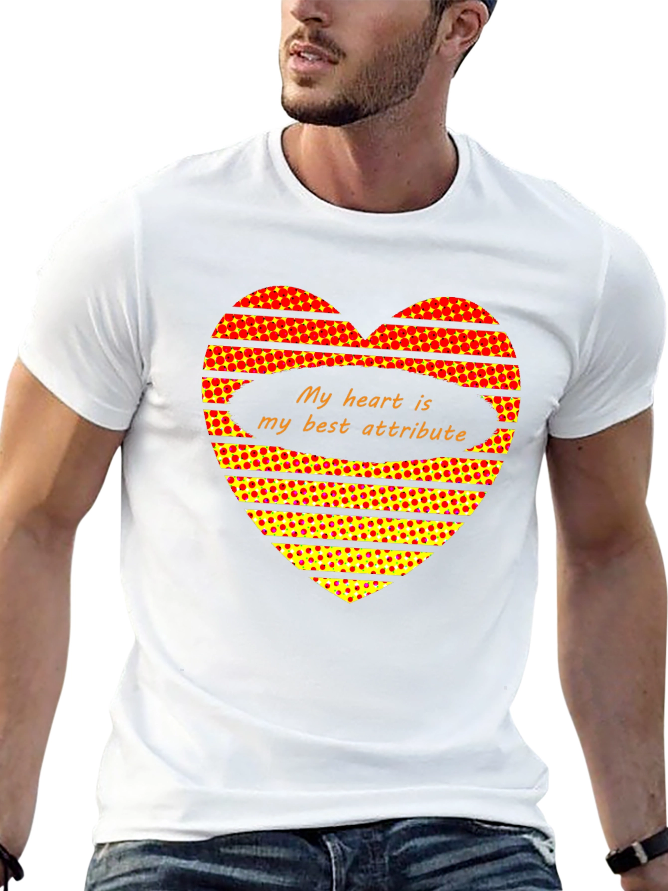 Heart Attribute Black T-Shirt