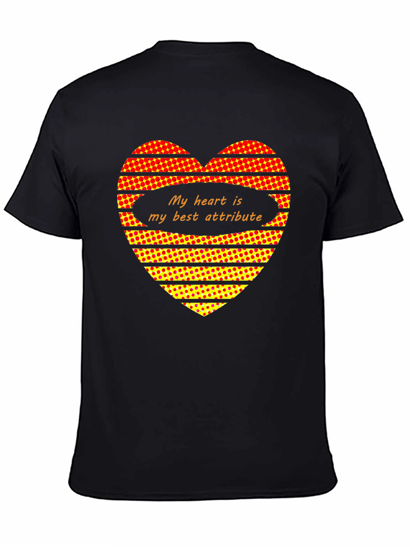 Heart Attribute Black T-Shirt